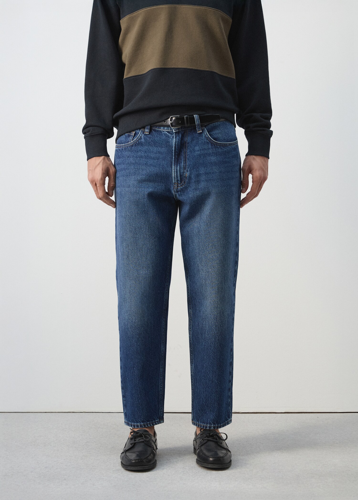 胡萝卜版型七分Sammy牛仔裤 - null