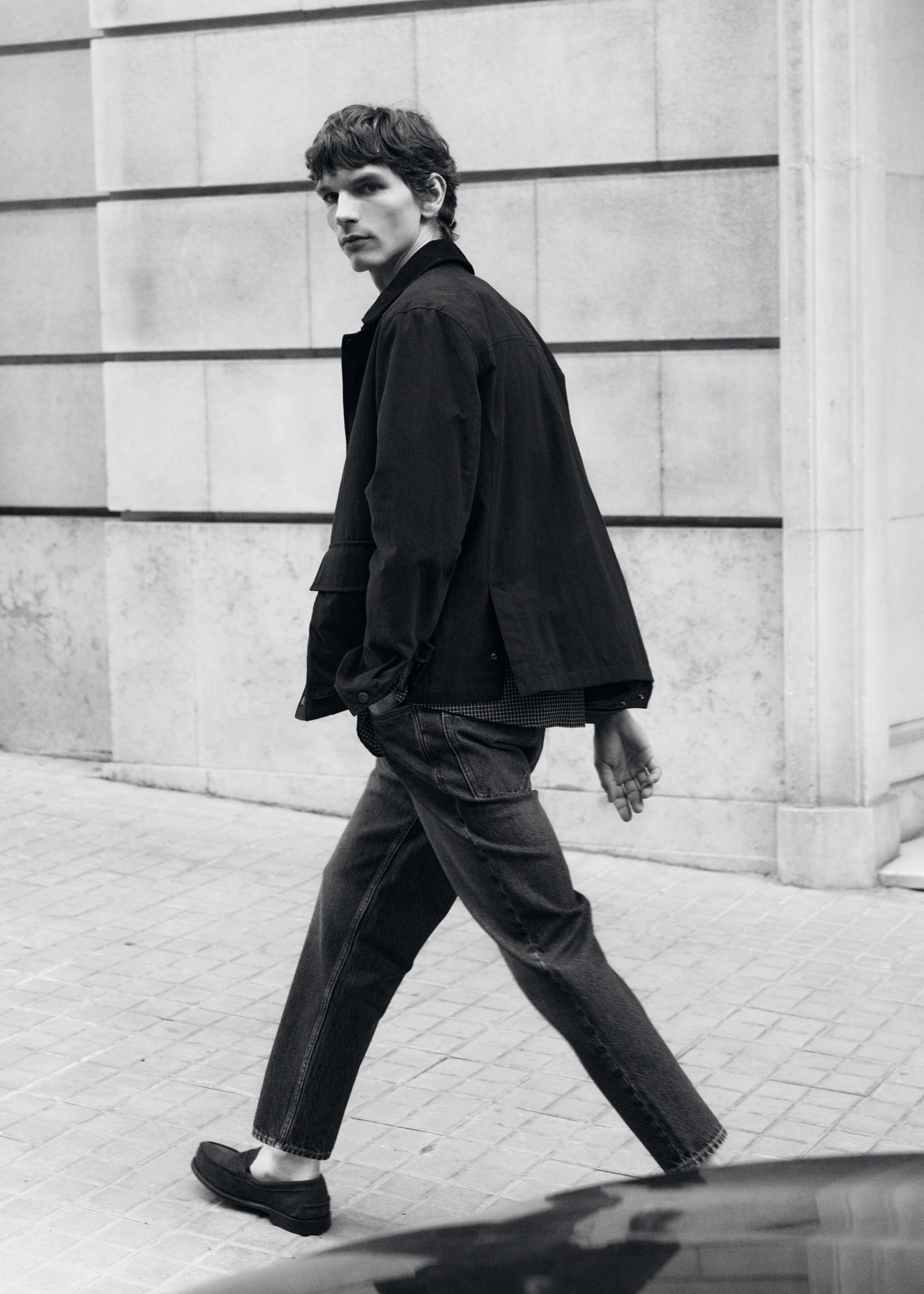 胡萝卜版型七分Sammy牛仔裤 - null, 深蓝色. Ref: 27074426-01.