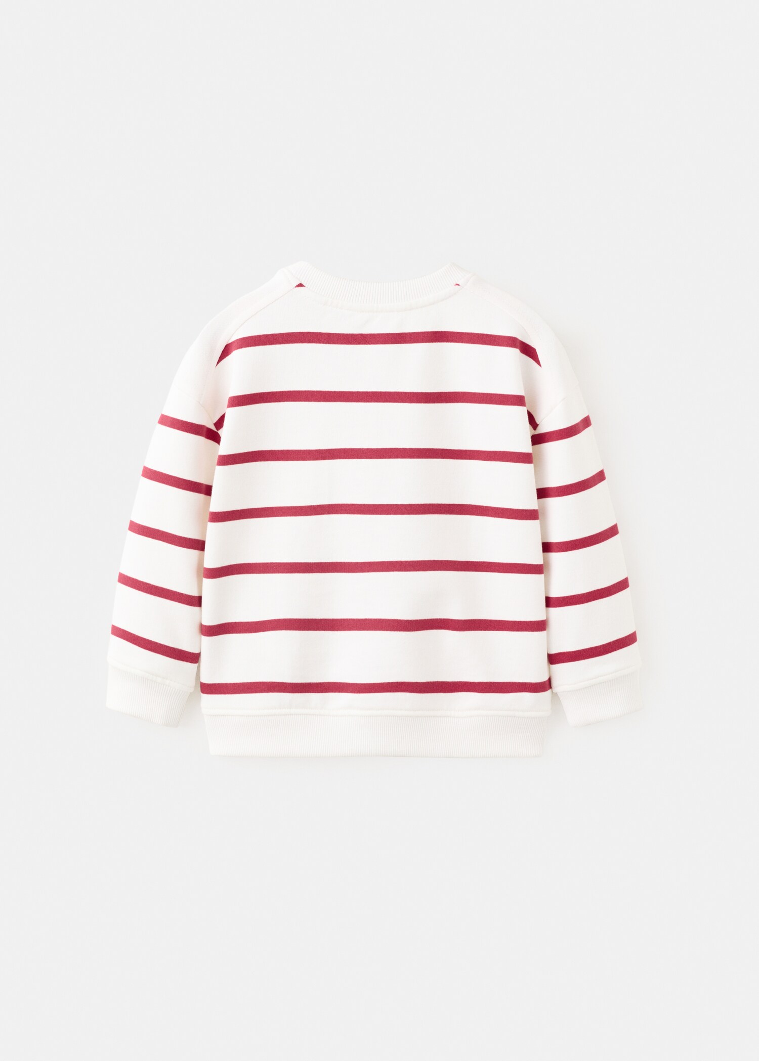 Pocket stripes sweatshirt - Reverse of the article