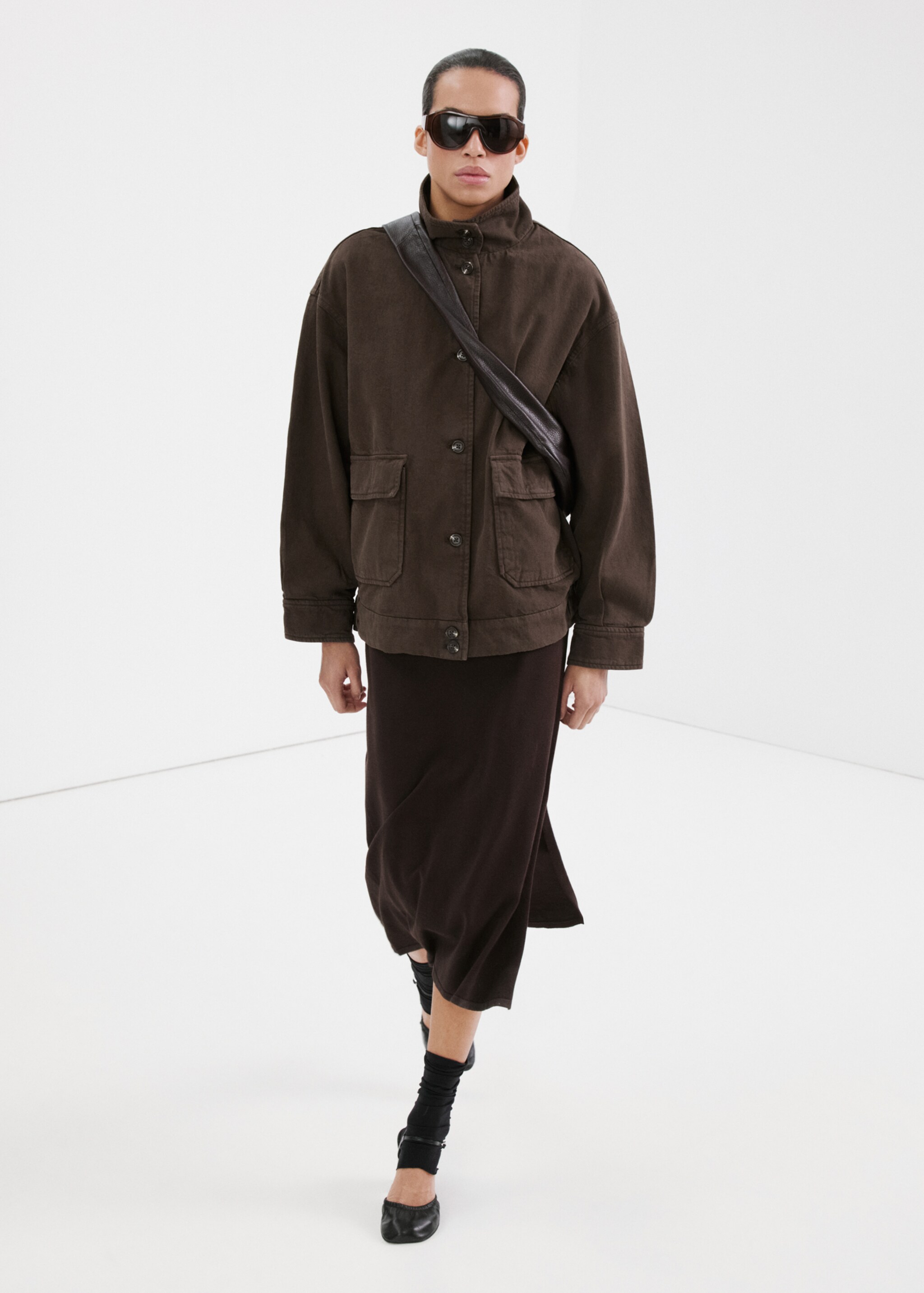 Oversize cepli denim parka — photo 4