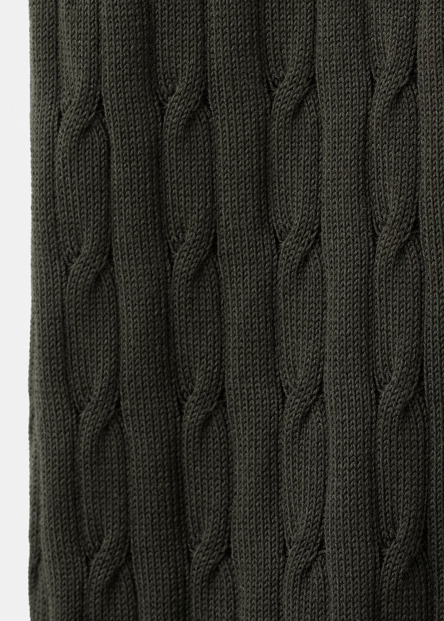 T-shirt maille torsadée 100 % coton - Détail de l'article 0