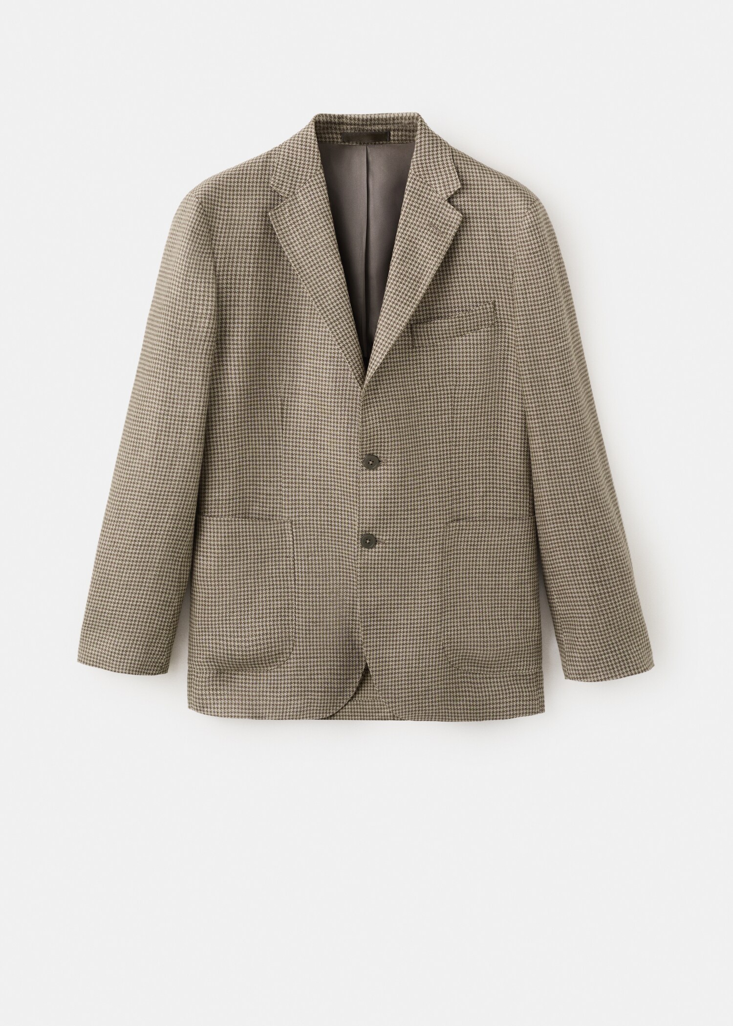 100% linen jacket with patch pockets - Article without model