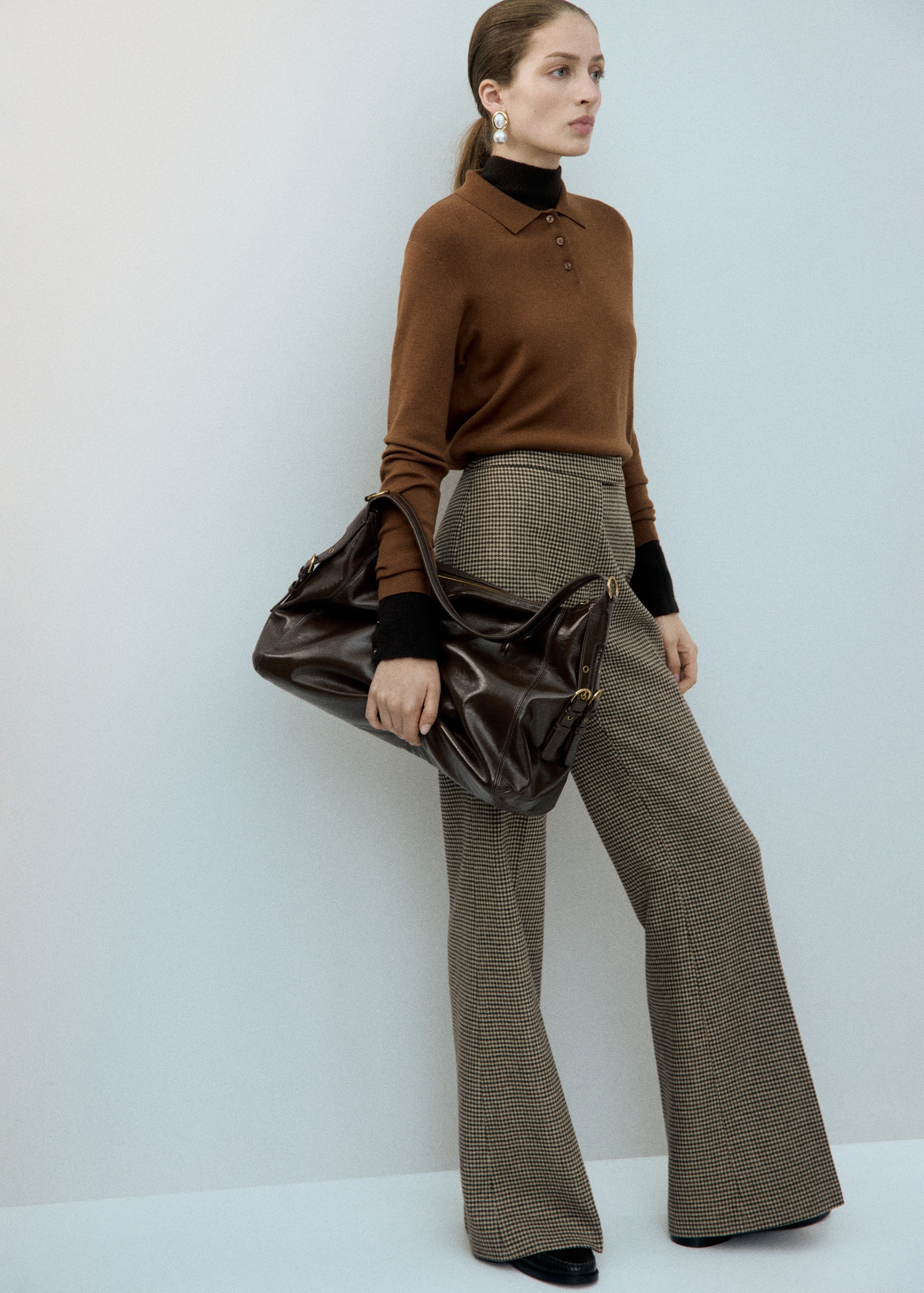 Jersey lana cuello polo - Plano general