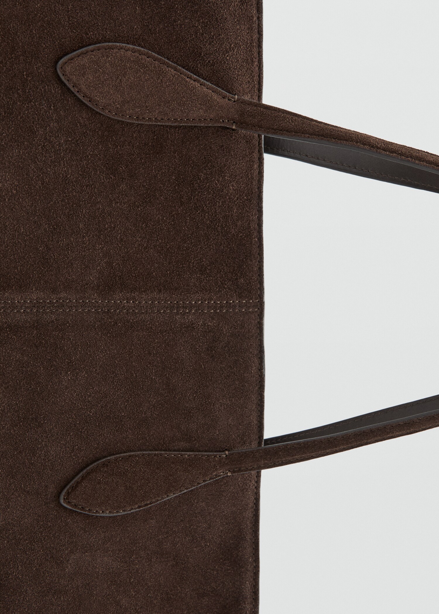 Suede shopper bag - Details of the article 1