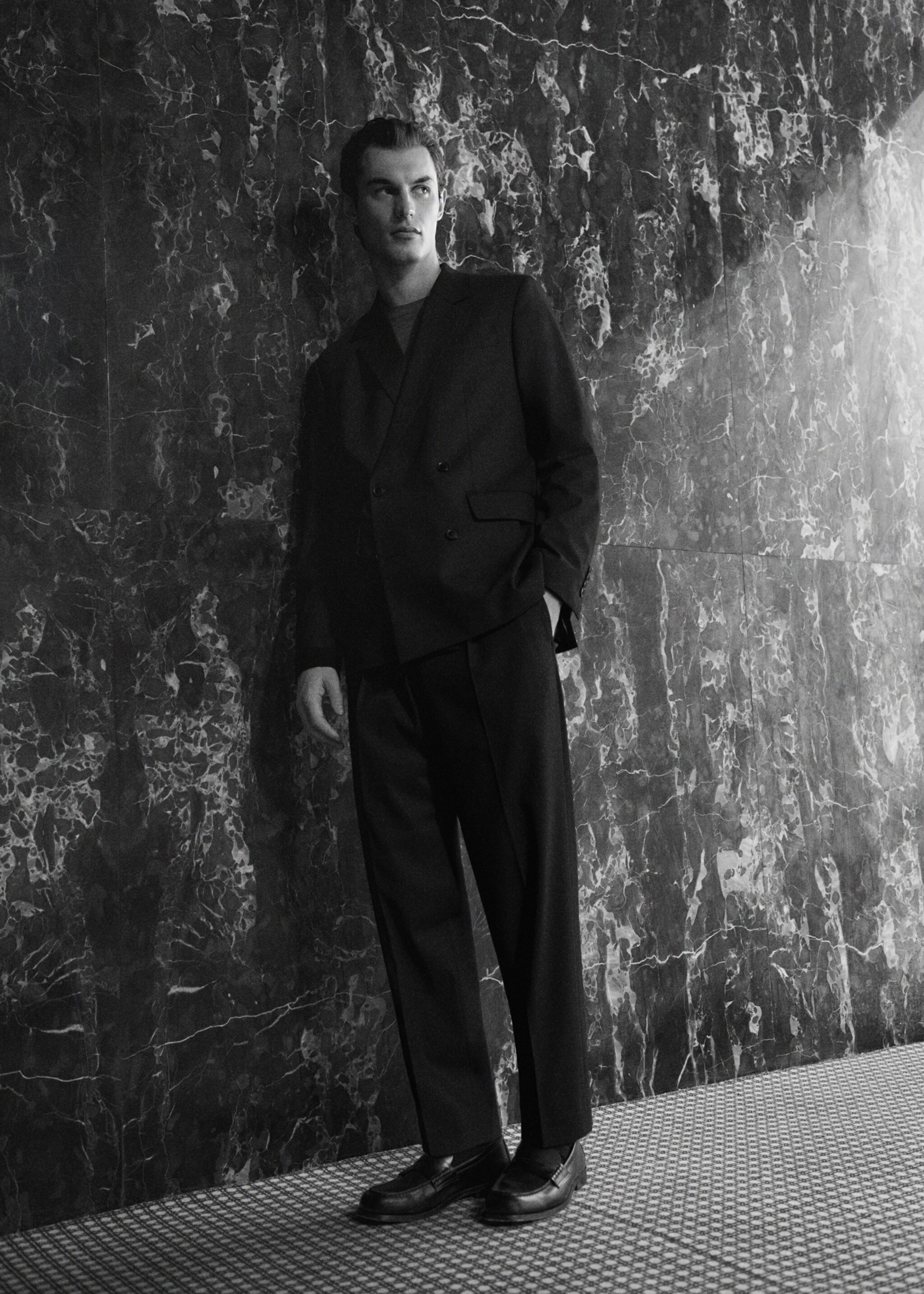 Pantalón traje Boston regular fit - Detalle del artículo 5, Negro. Ref: 27081262-01.