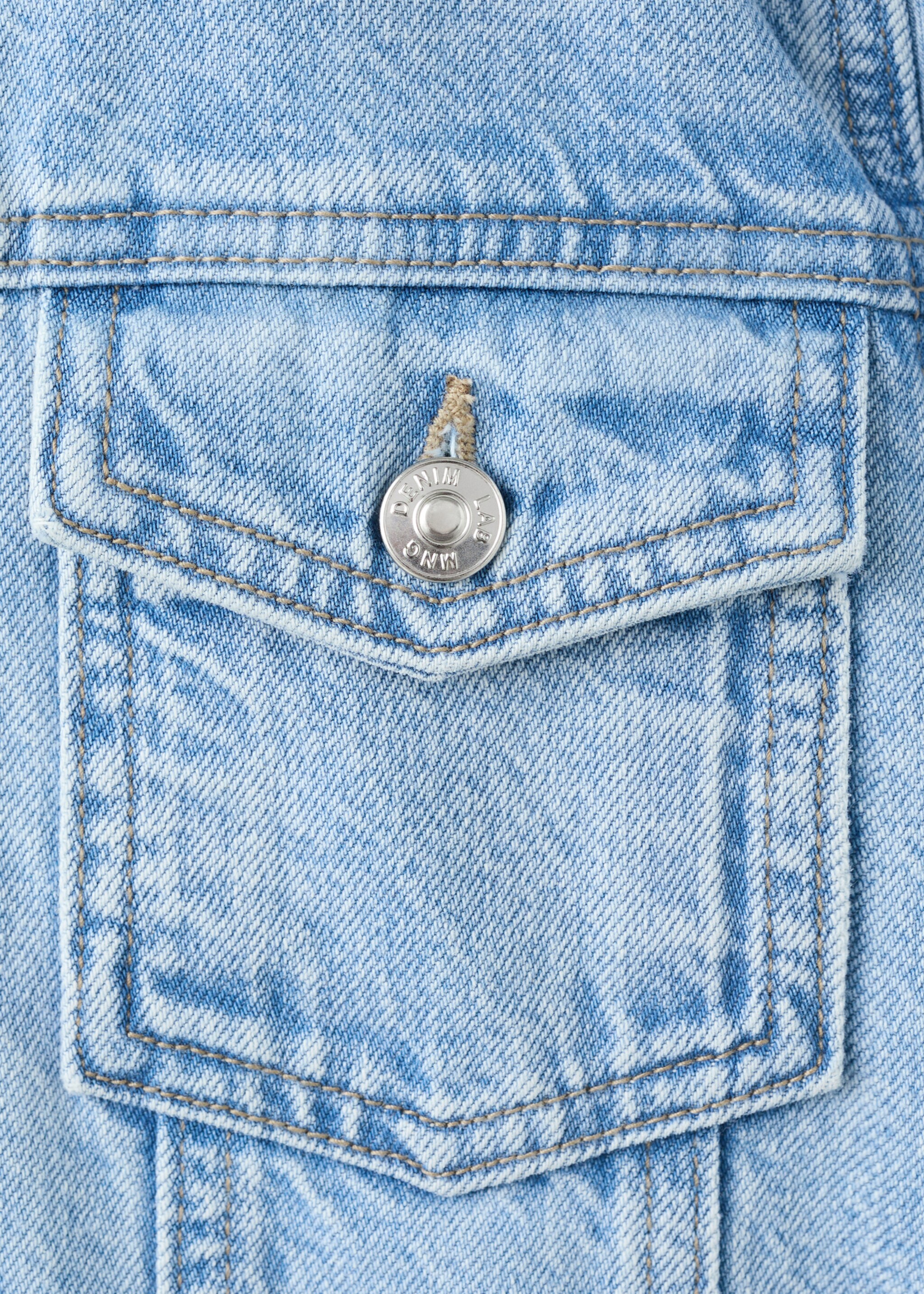 Denim jacket - Details of the article 0, Light Blue. Ref: 27084403-01.