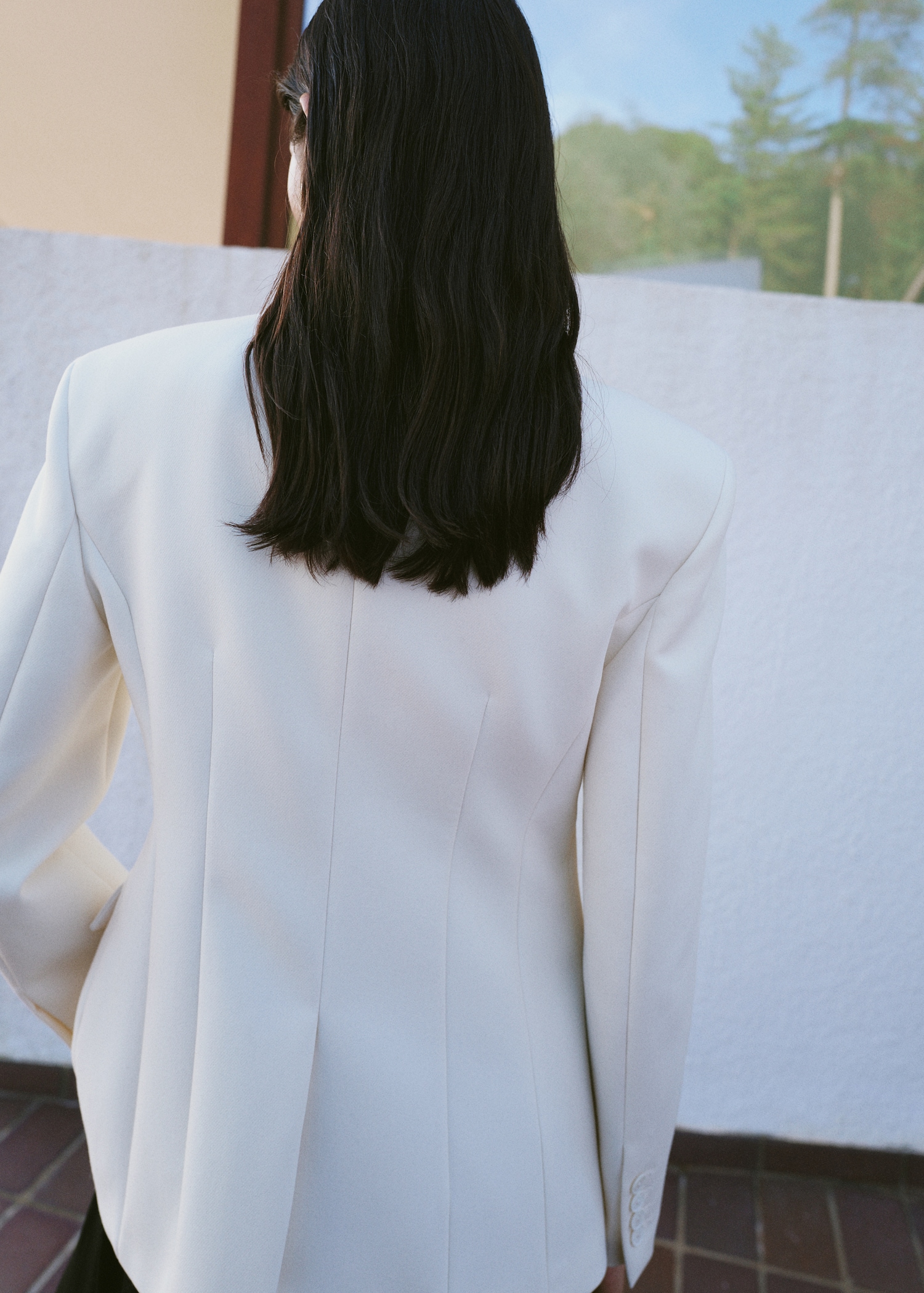 Blazer croisé cintré - Verso de l’article