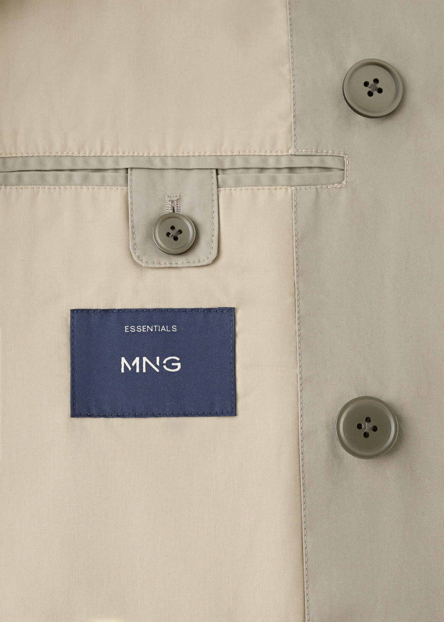 Regular-fit 100% cotton trench coat - Details of the article 0