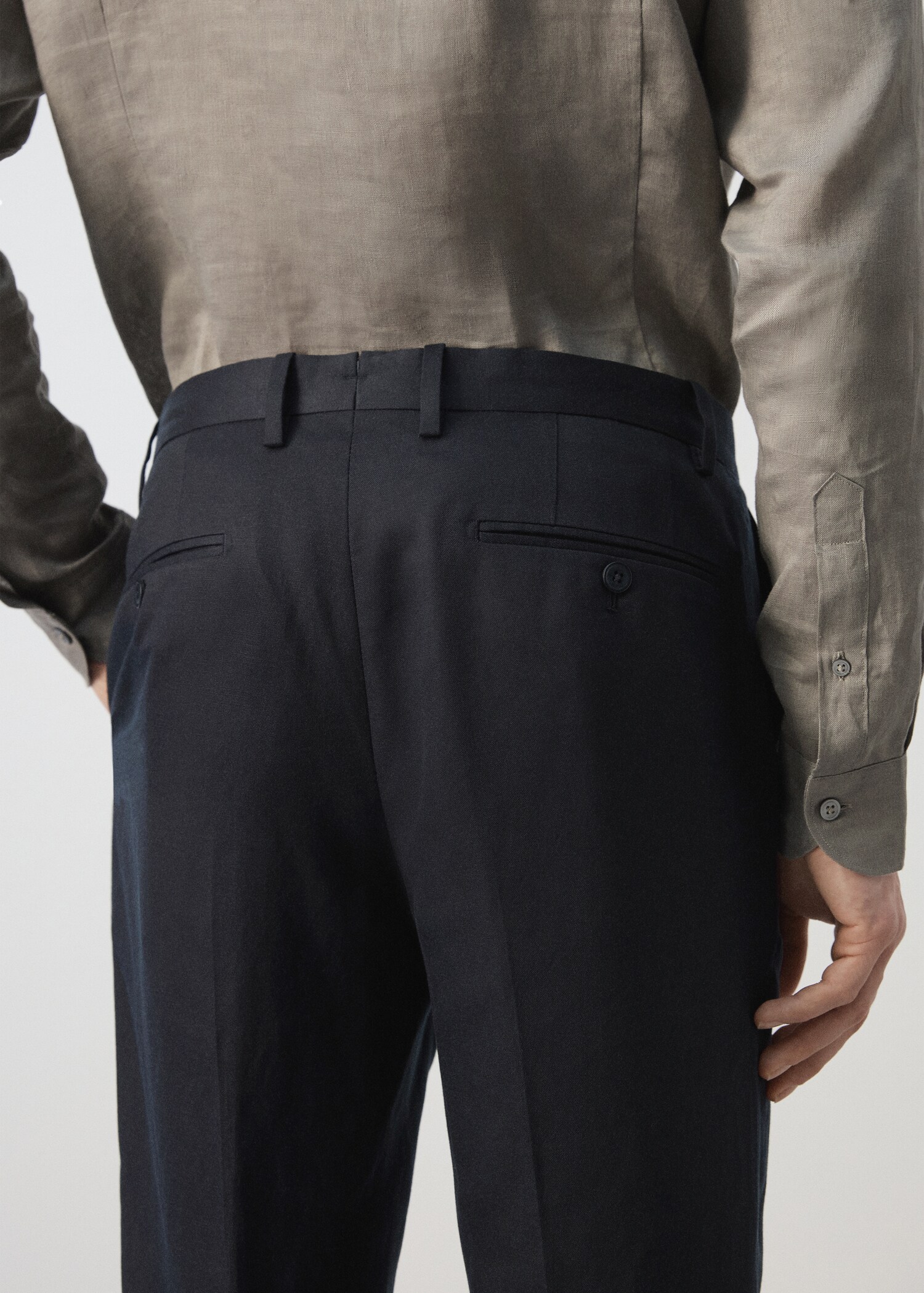 Amalfi slim fit suit trousers - Details of the article 3