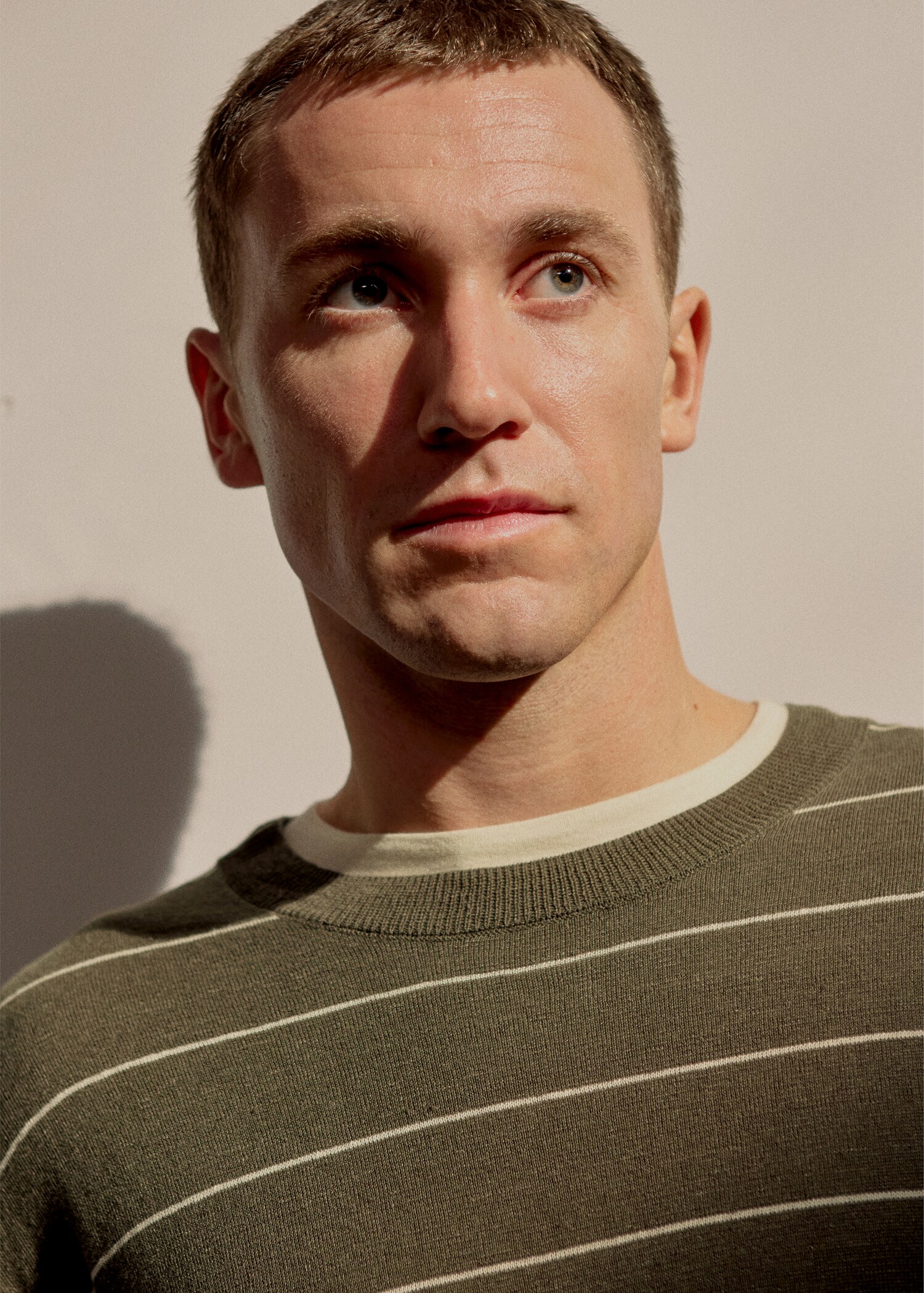 Linen blend fine knit striped jersey - Details of the article 5