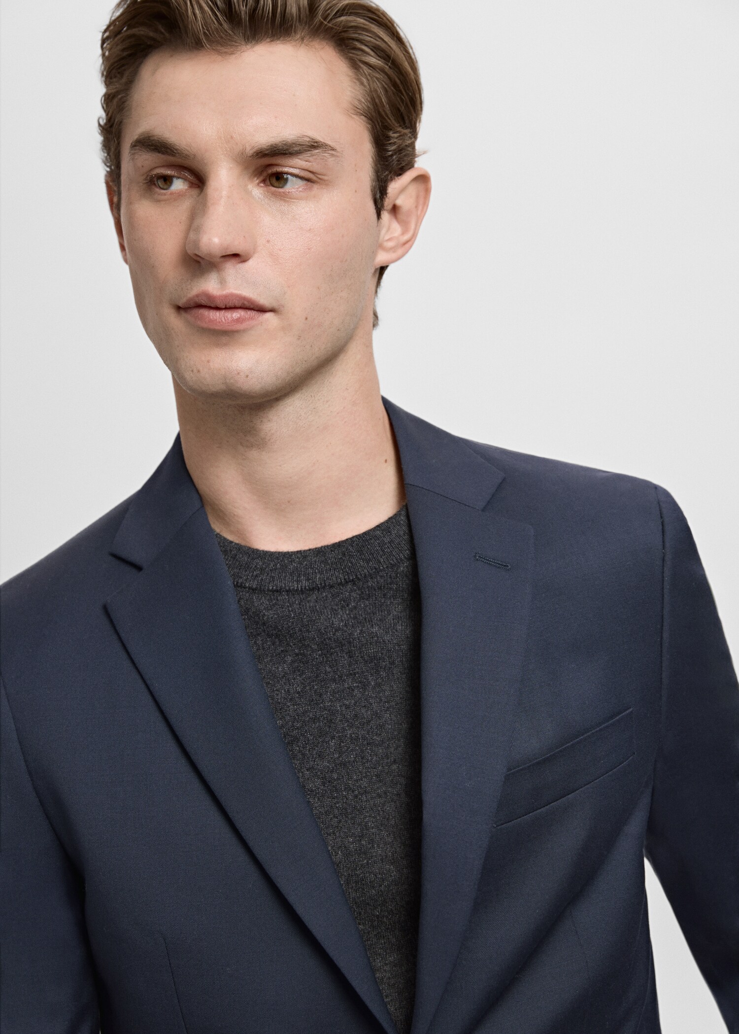 Turin 100% virgin wool suit jacket - Details of the article 1