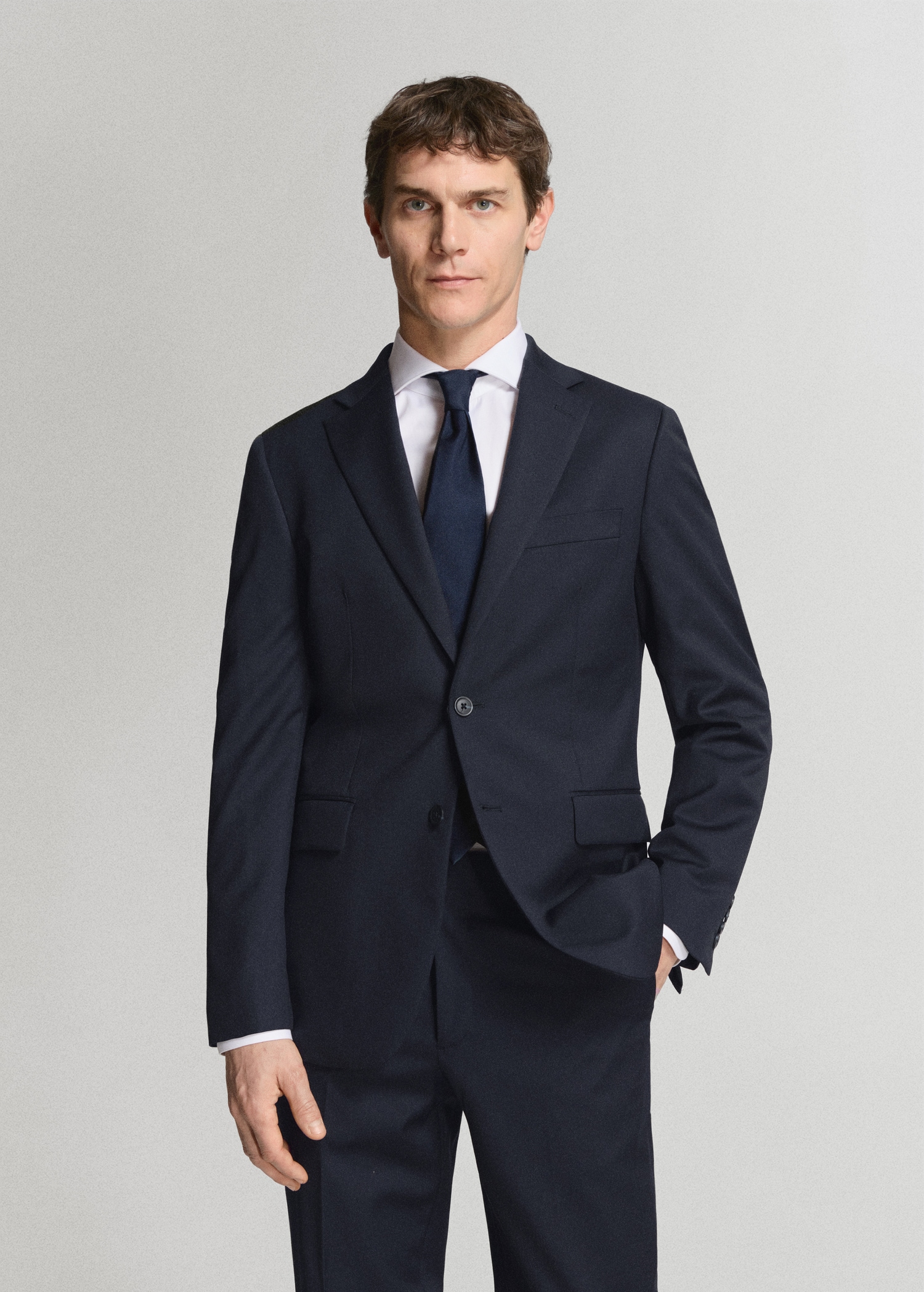 Veste costume Turín 100 % laine - Plan moyen