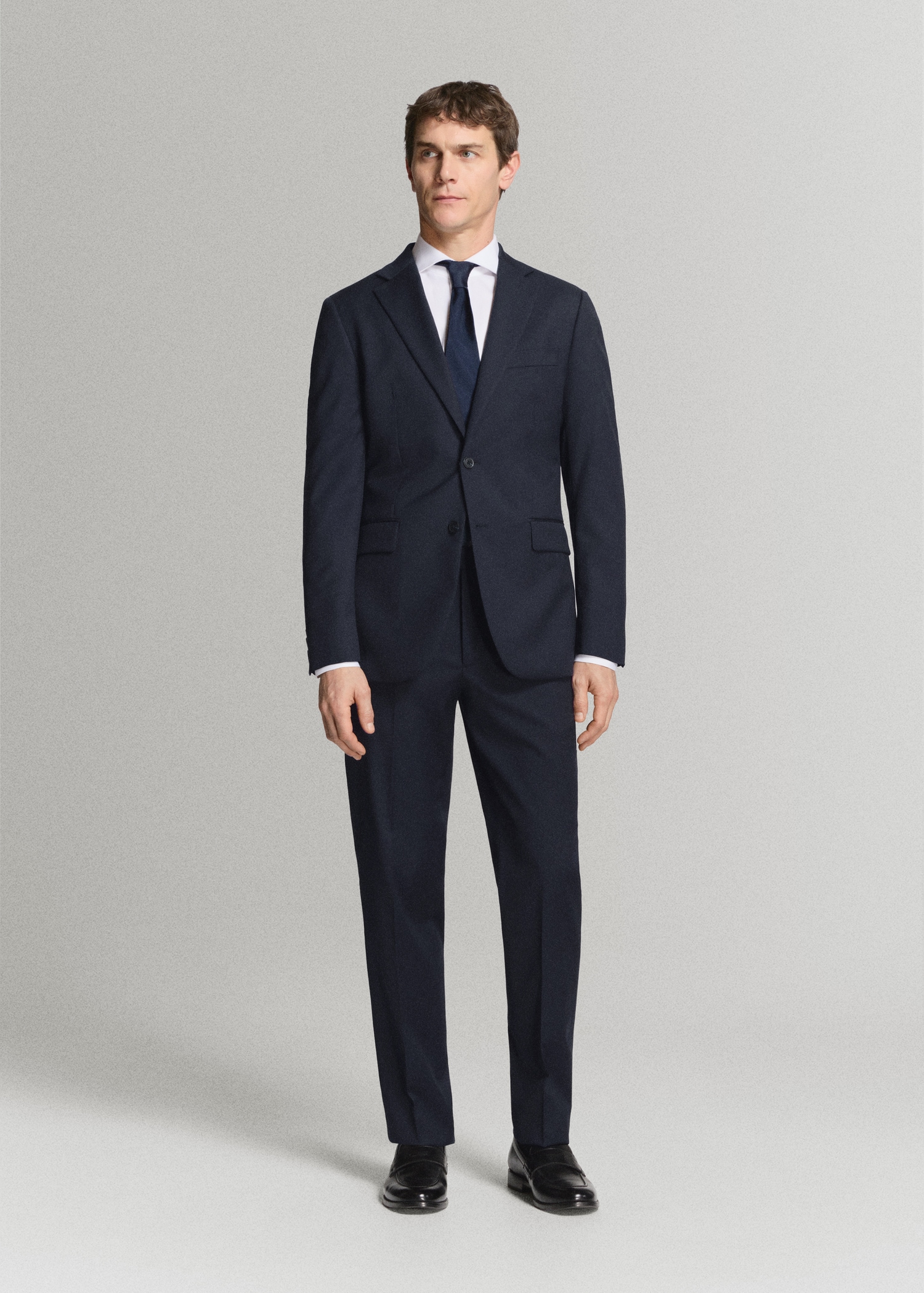 Veste costume Turín 100 % laine - Plan général