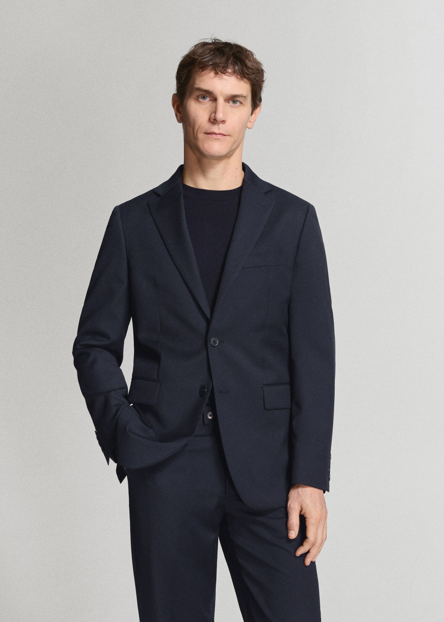 Veste costume Turín 100 % laine - Plan moyen