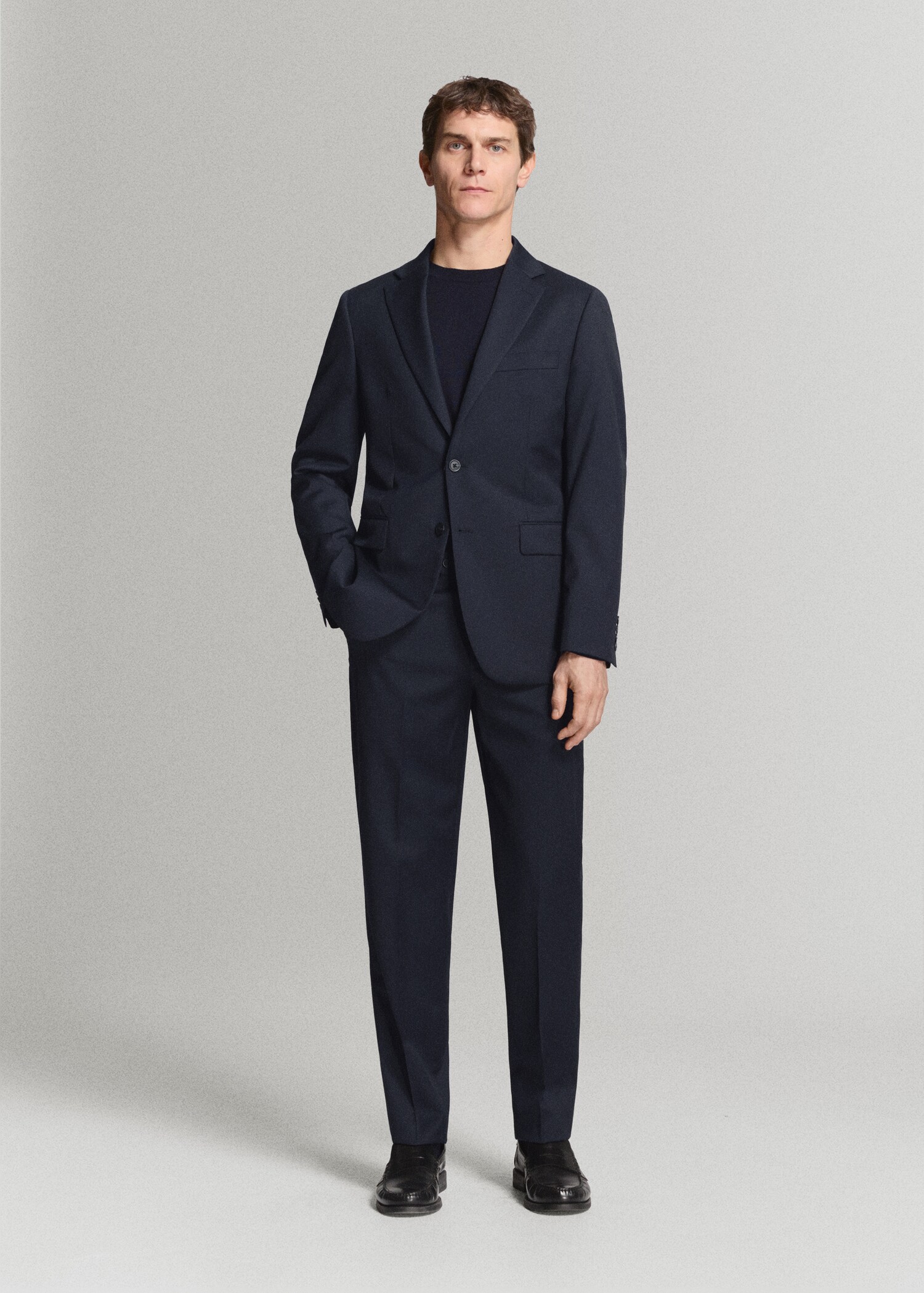 Veste costume Turín 100 % laine - Plan général