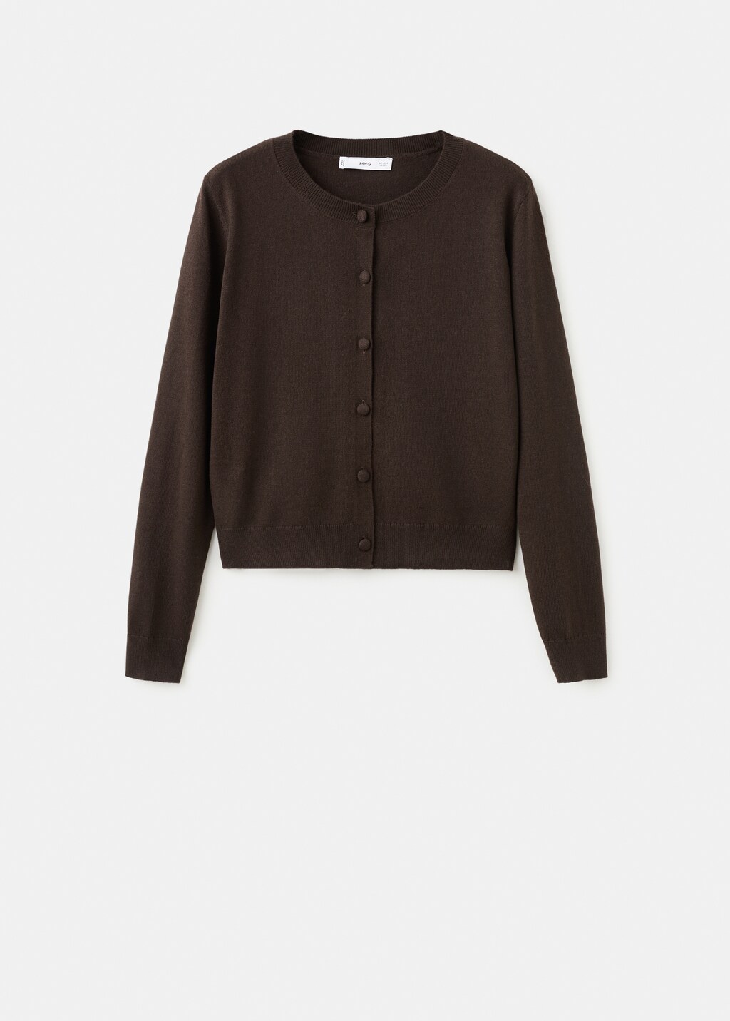 Knitted button cardigan