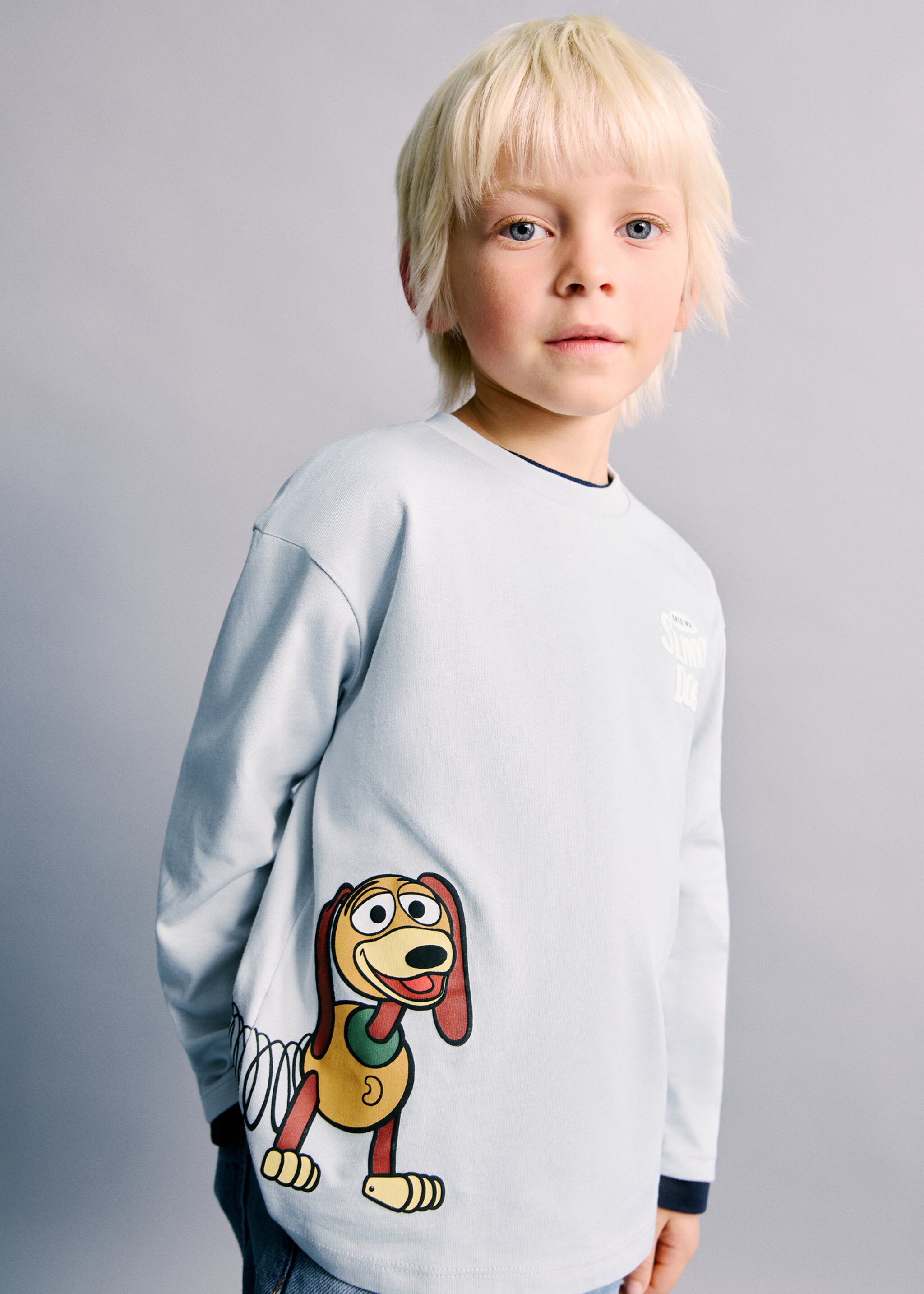 Toy Story t-shirt - Details of the article 1, Grey. Ref: 27091299-01.