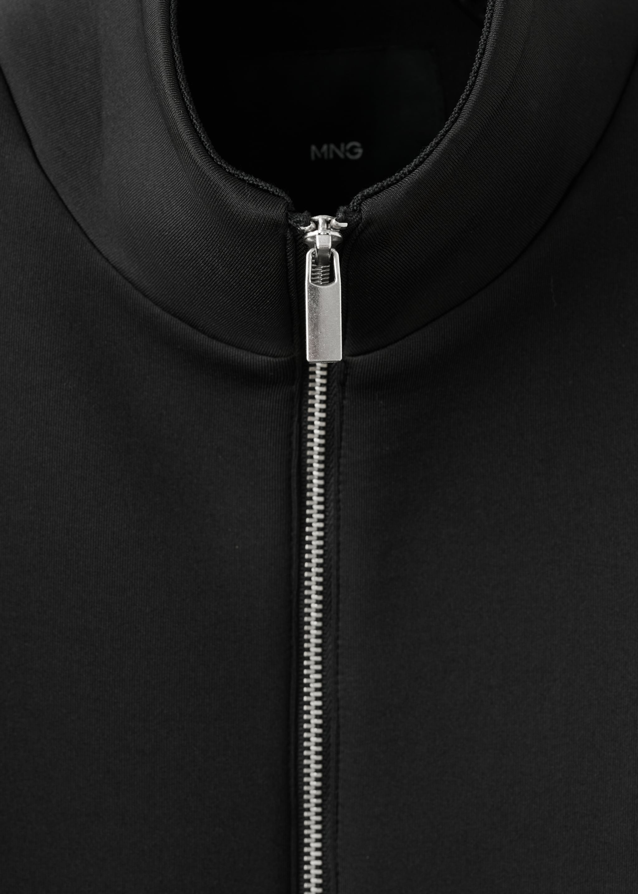 Oversized bomberjack - Detail van het artikel 8, Zwart. Ref: 27093342-01.