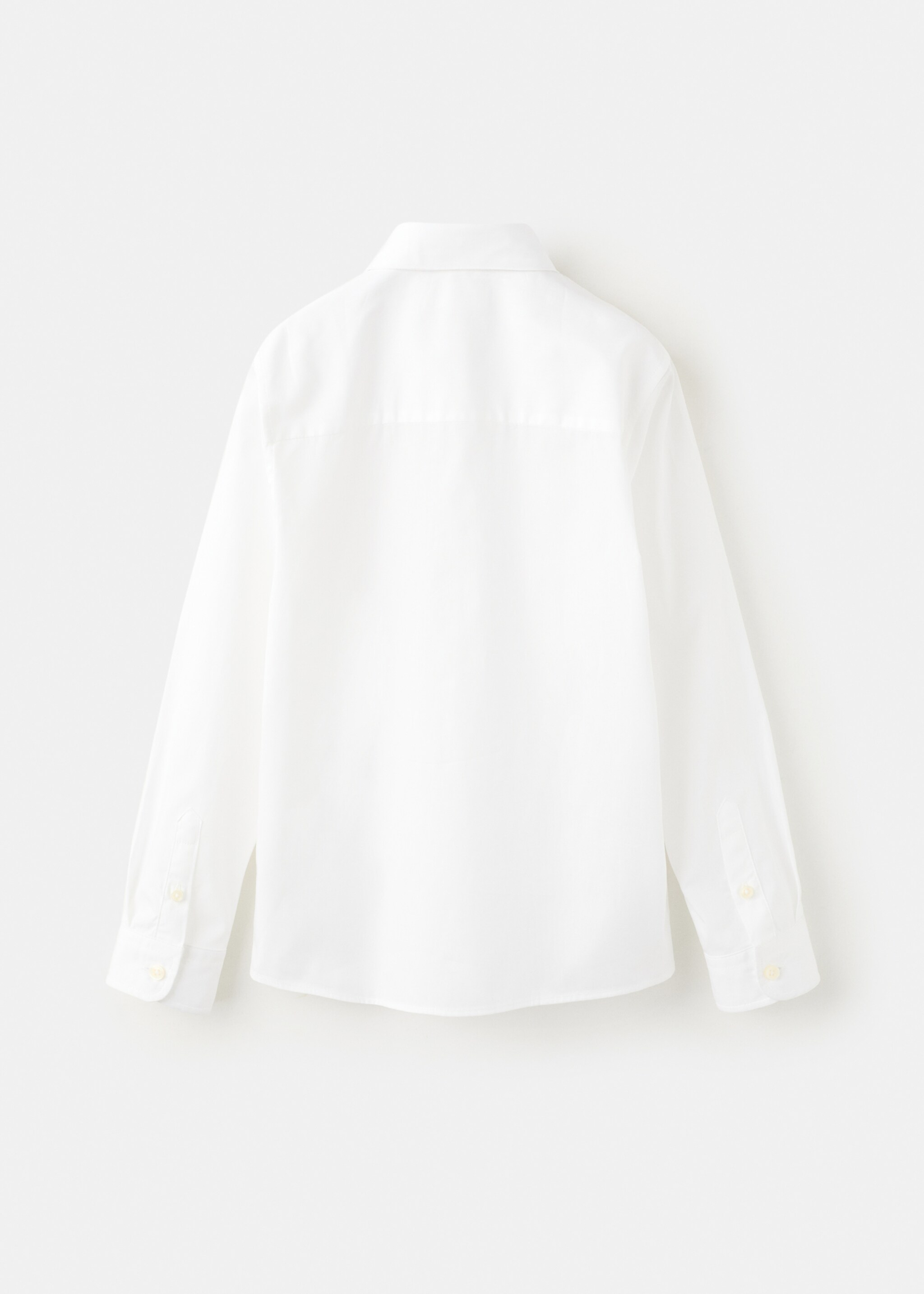 Cotton shirt - Reverse of the article, White. Ref: 27093724-01.