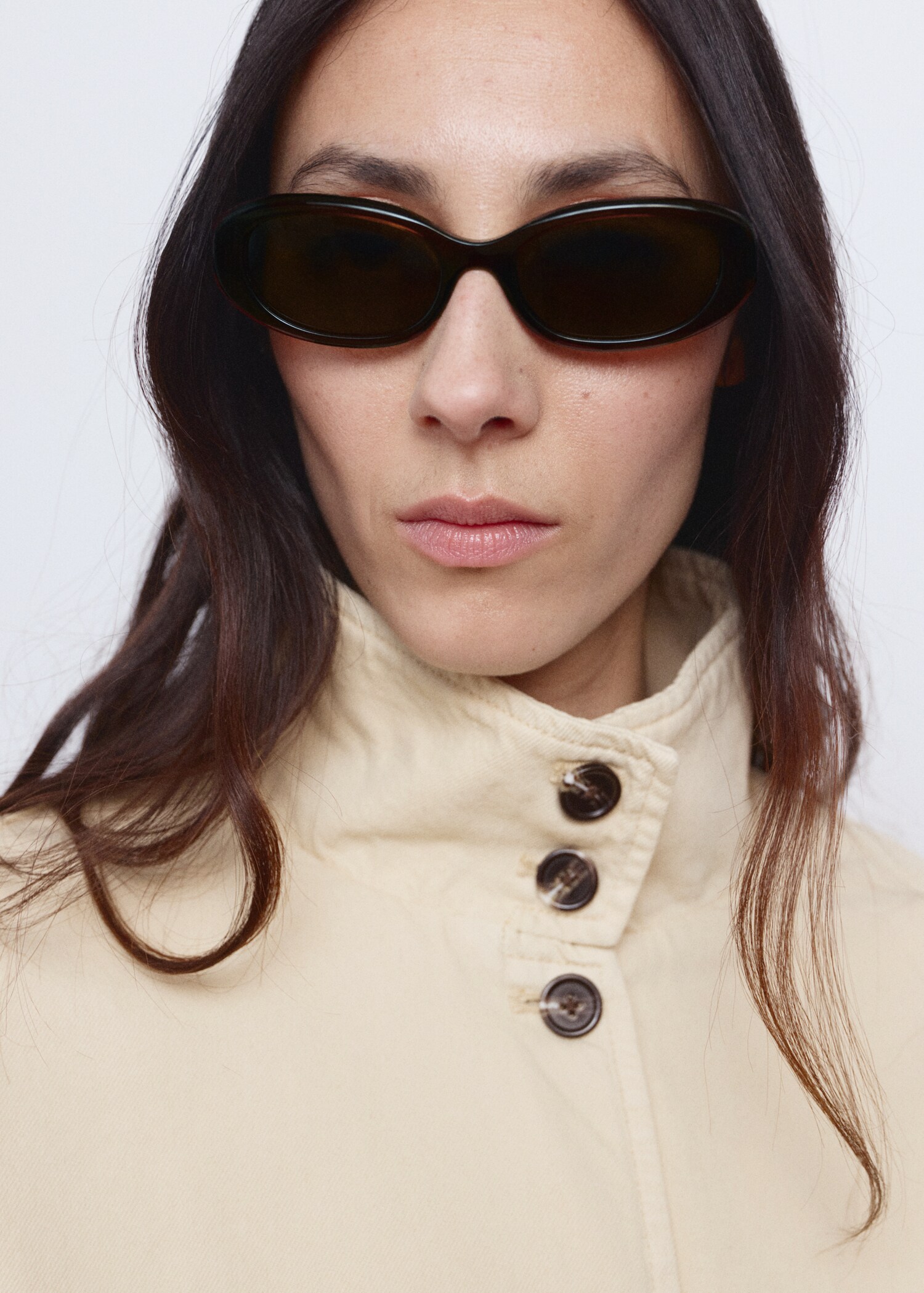 جاكيت باركا دنيم بياقة مرتفعة - تفاصيل المنتج 1