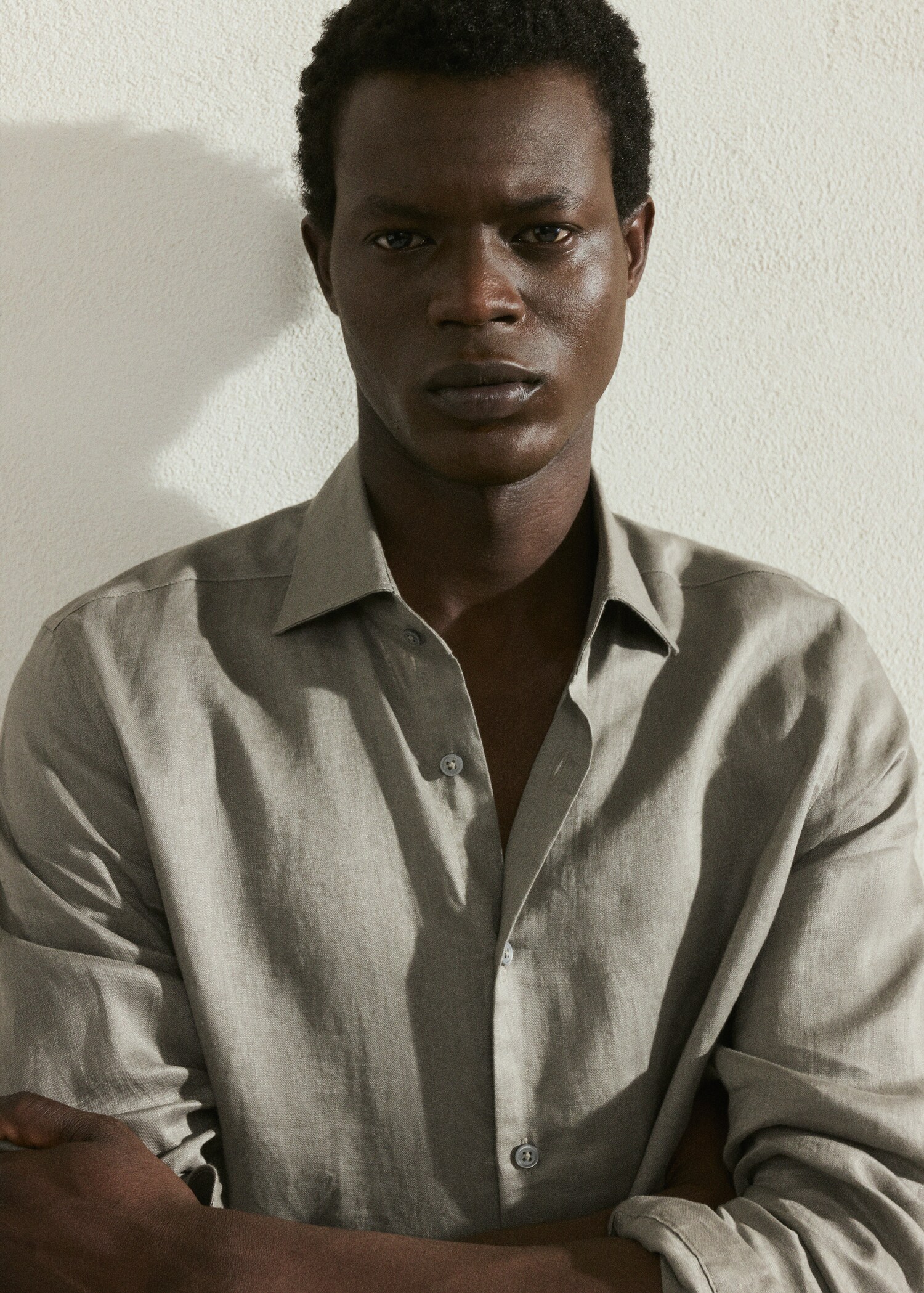 Camisa slim fit 100% lino - Detalle del artículo 5