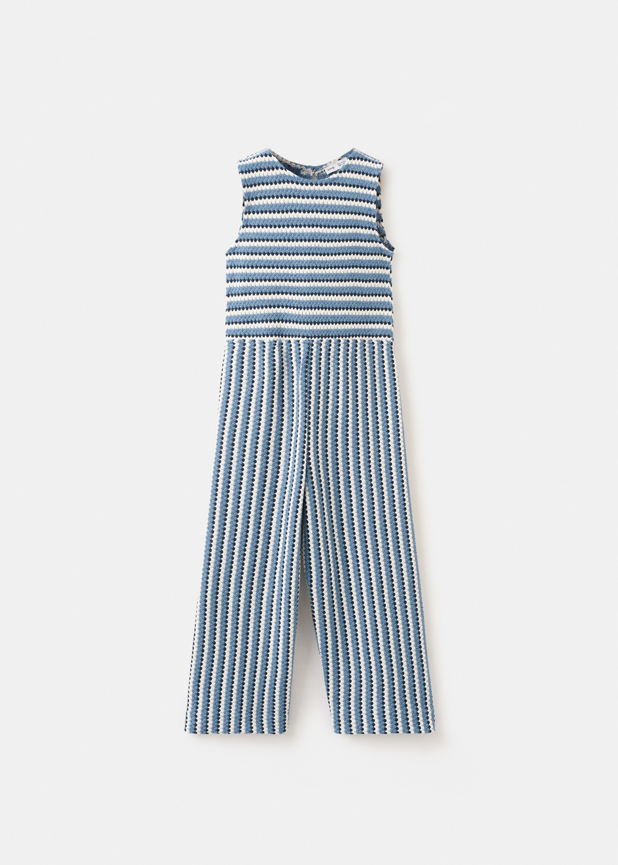 Cable knit long jumpsuit - Article without model, Navy. Ref: 27096357-01.