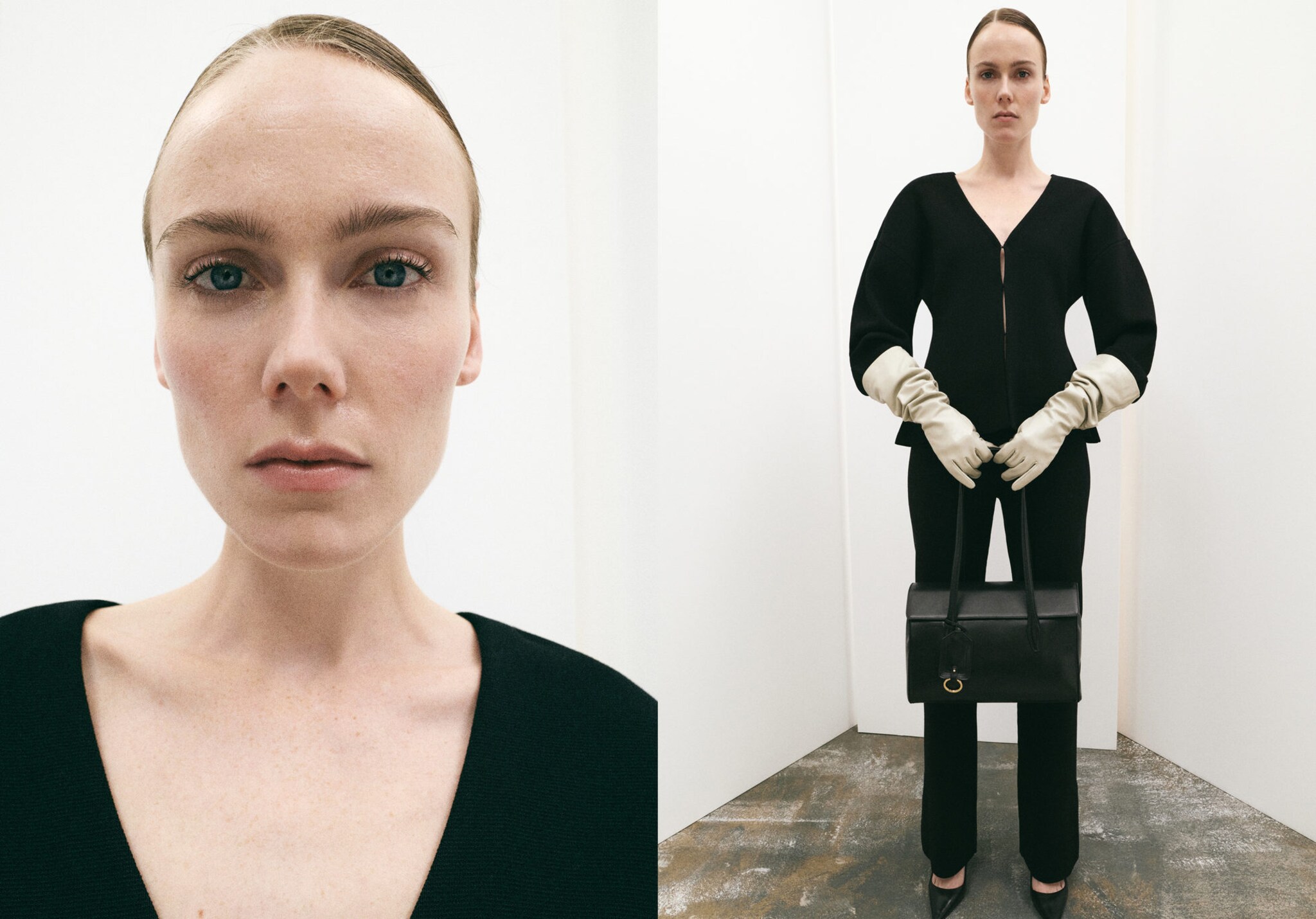 Cardigan oversize col V - Plan panoramique