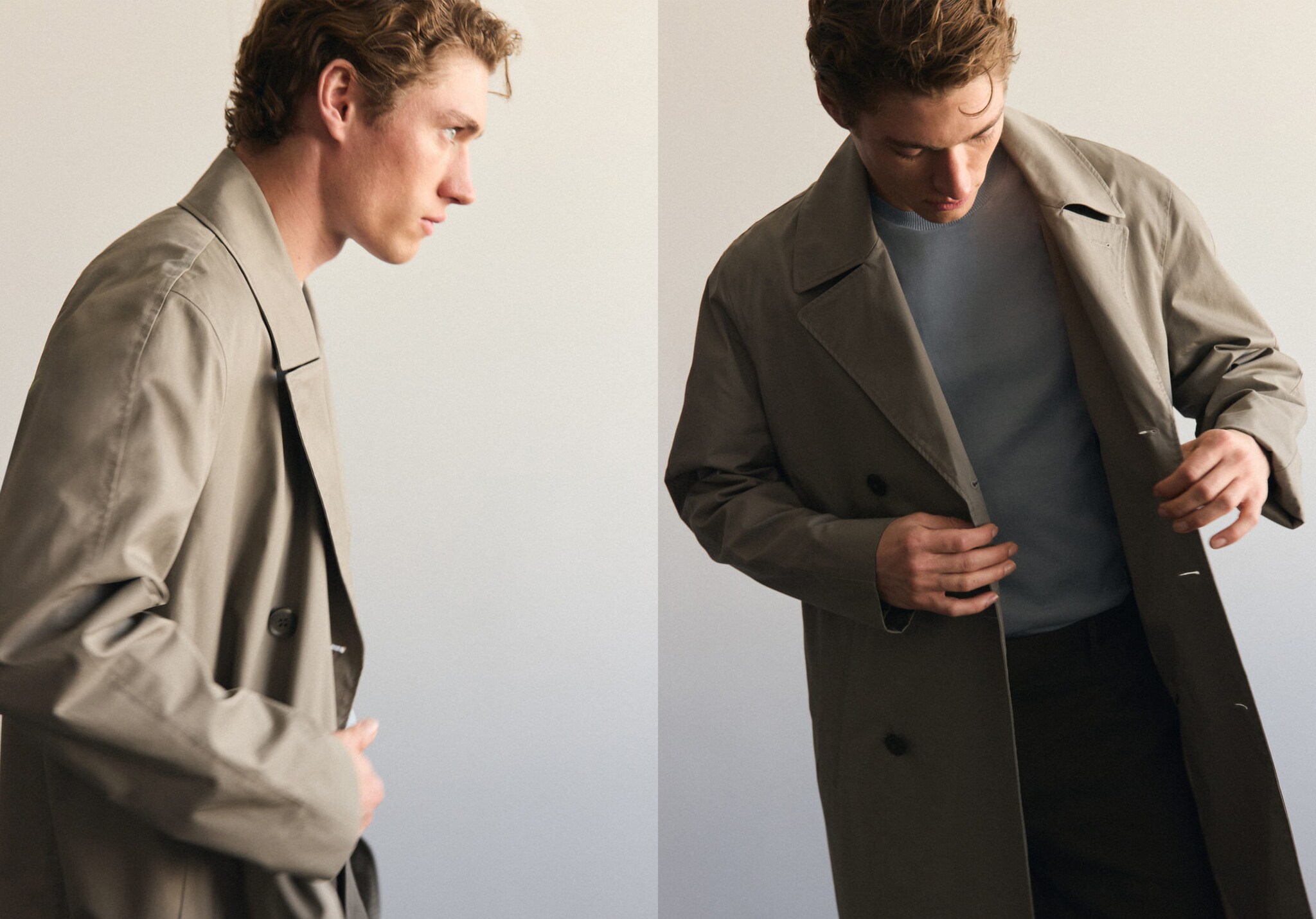 100% cotton gabardine regular fit - Panoramic plane