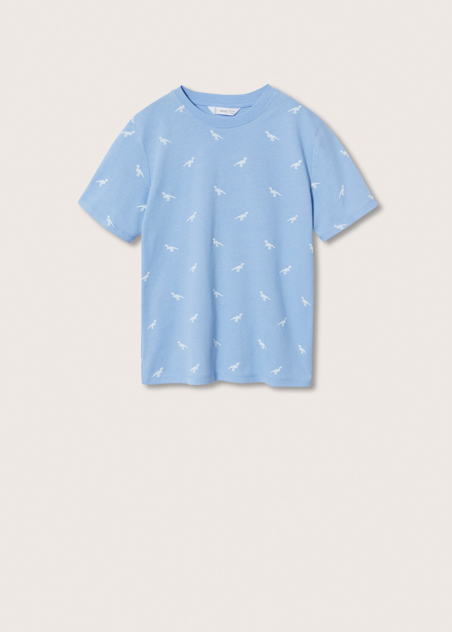 Printed cotton-blend T-shirt - Article without model