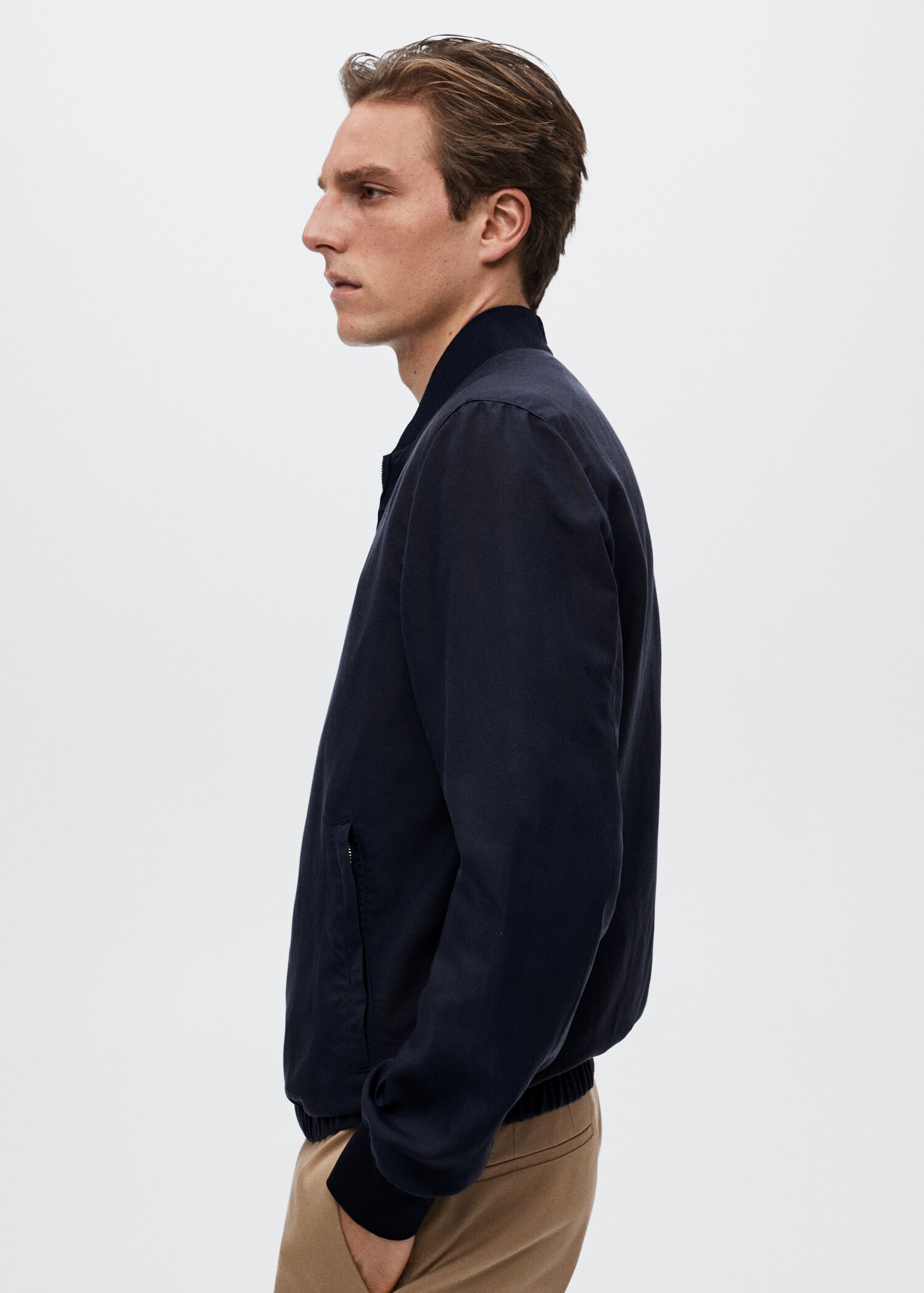 Chaqueta bomber lino Tencel - Detalle del artículo 2