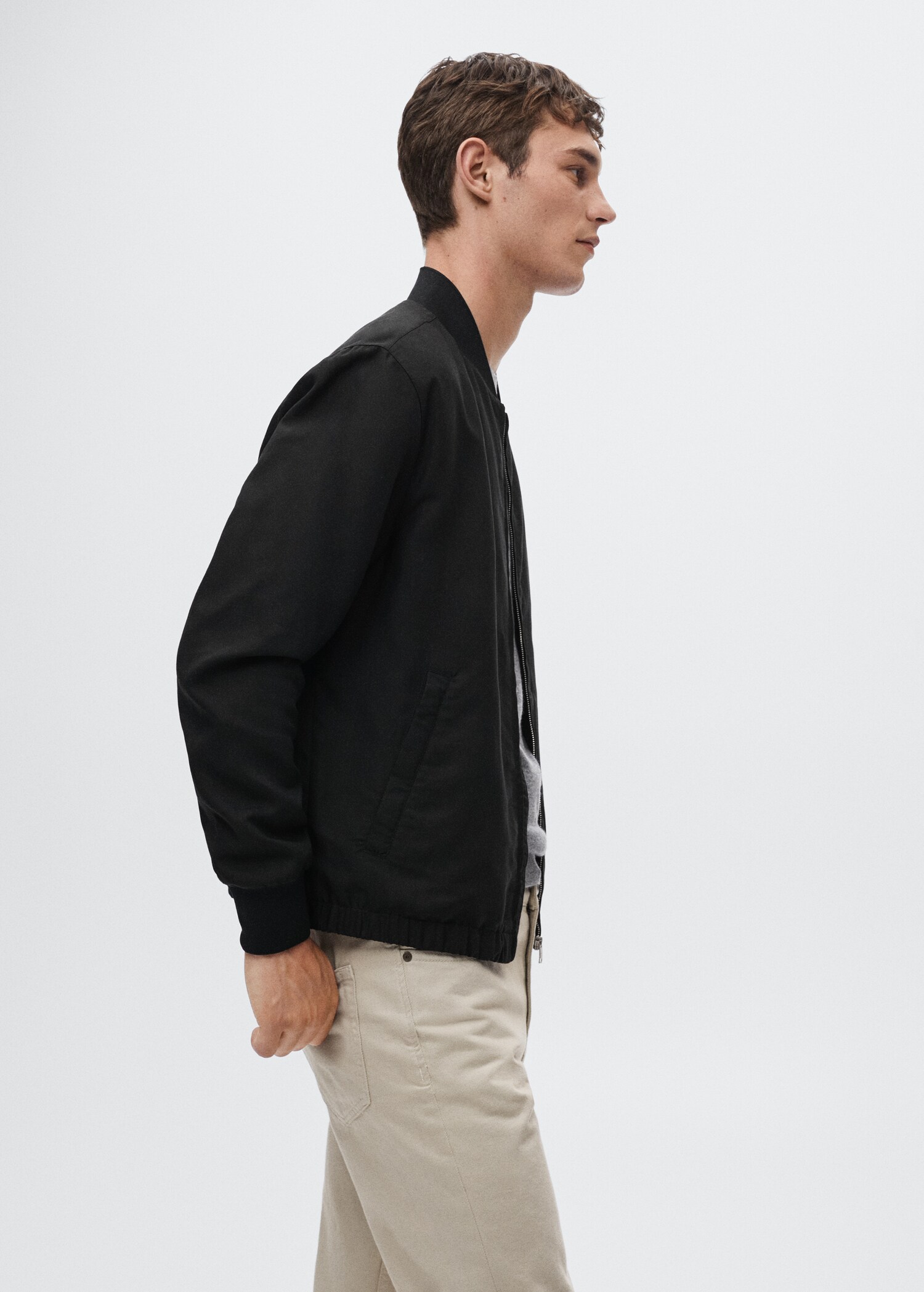 Chaqueta bomber lino Tencel - Detalle del artículo 2