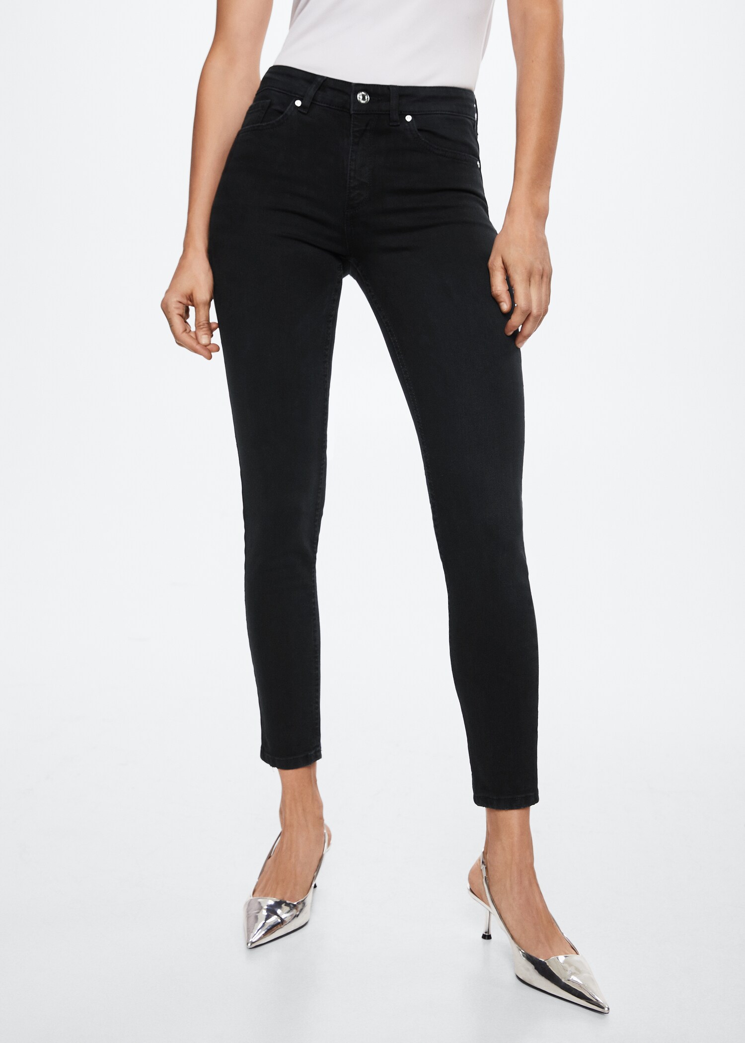 Skinny push-up jeans - Medium plane
