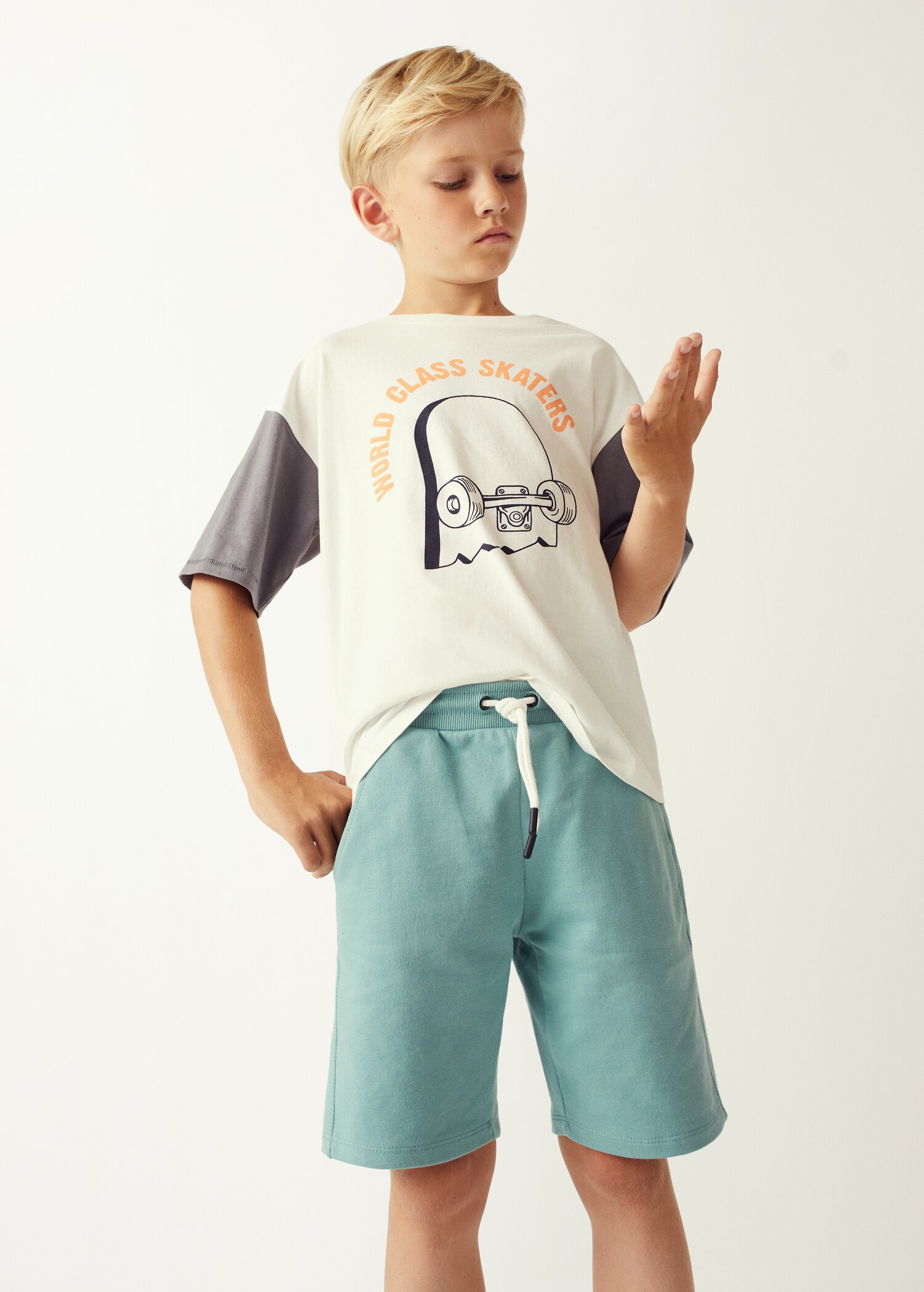 Bedrucktes Baumwoll-T-Shirt - Detail des Artikels 7