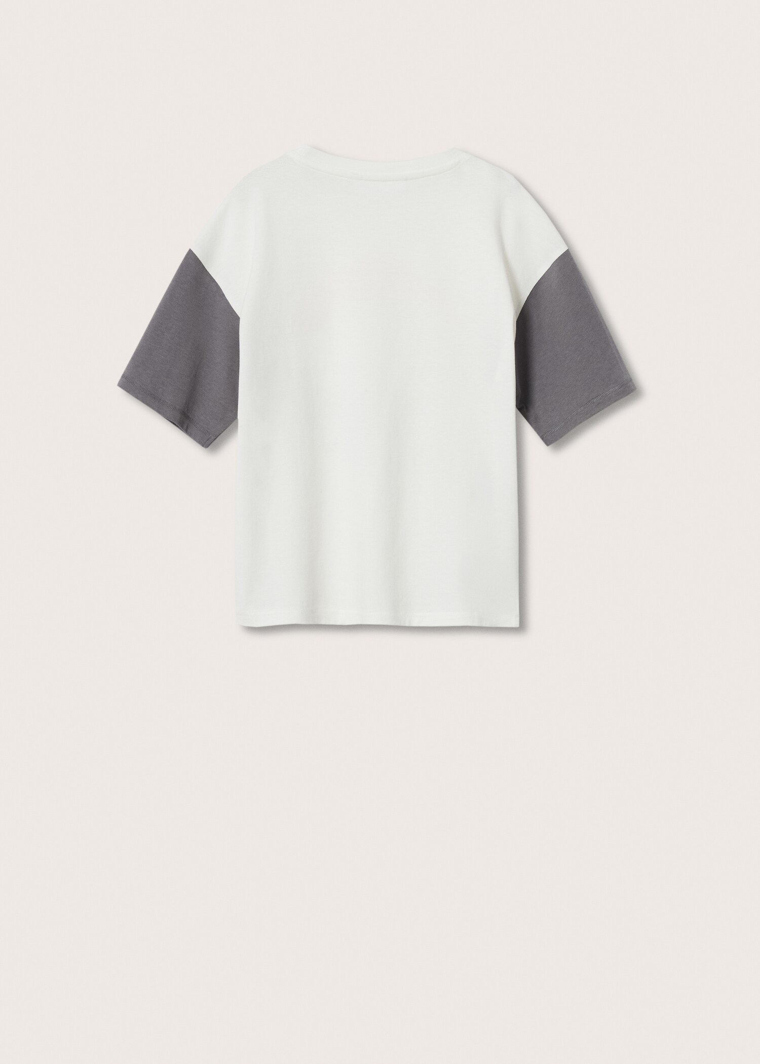 Bedrucktes Baumwoll-T-Shirt - Rückseite des Artikels