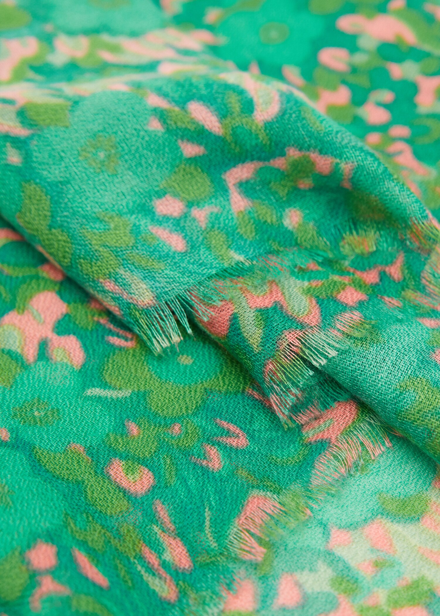 Printed scarf - Medium plane