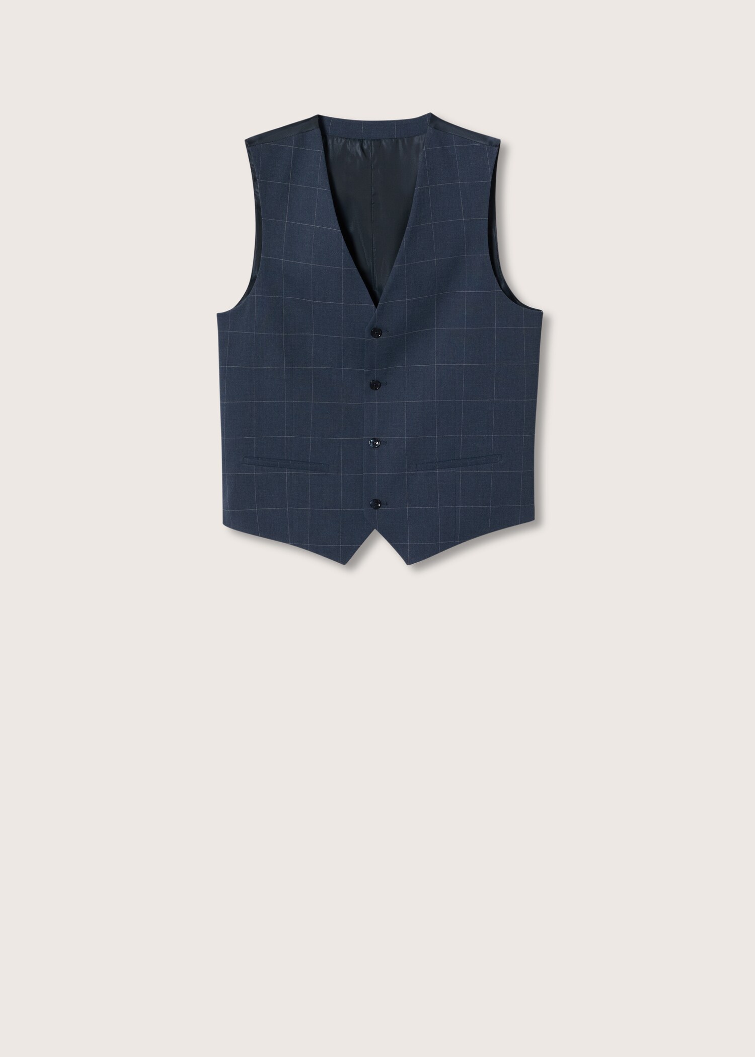 Super Slim Fit-Anzugweste - Artikel ohne Model