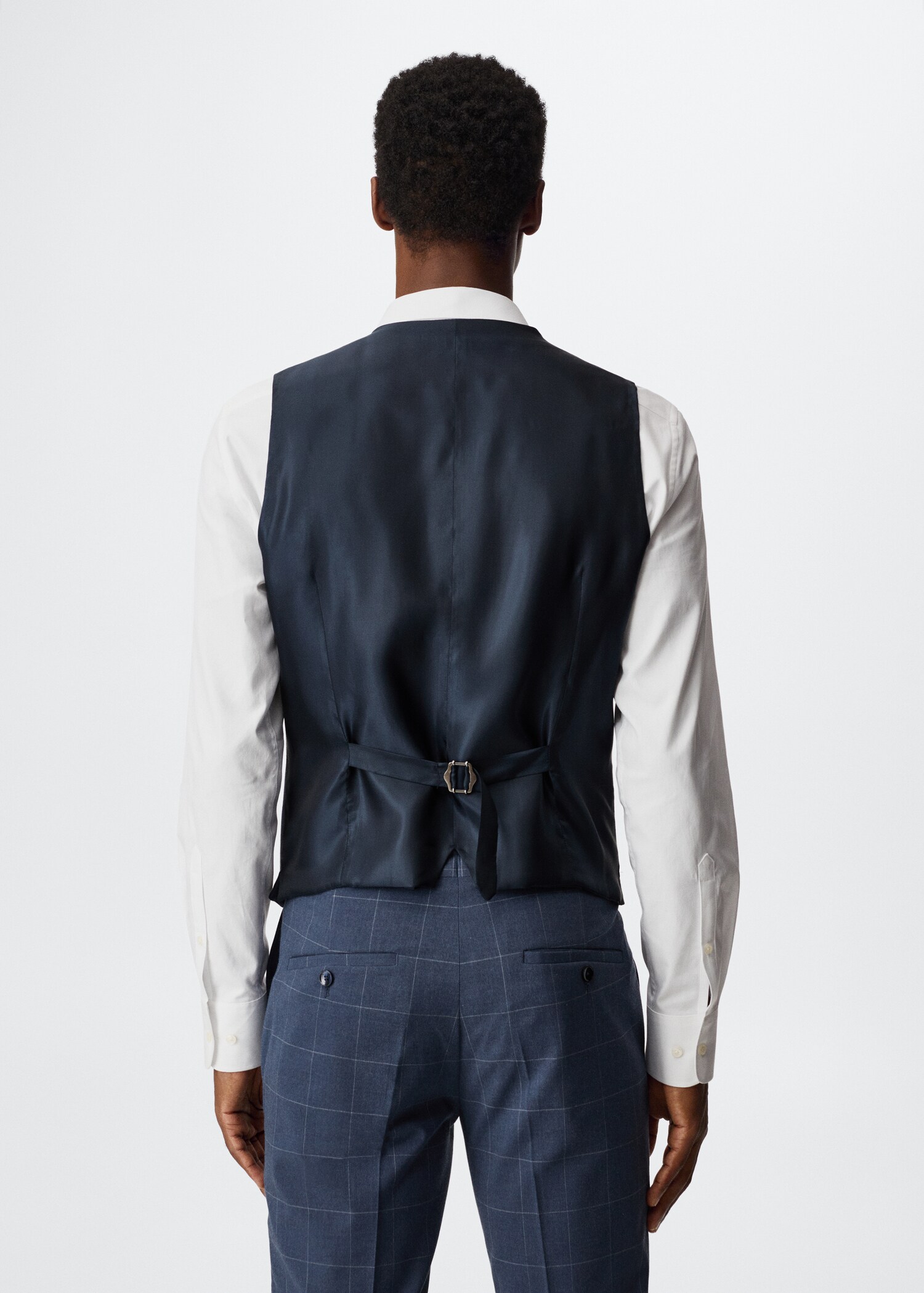 Super Slim Fit-Anzugweste - Rückseite des Artikels