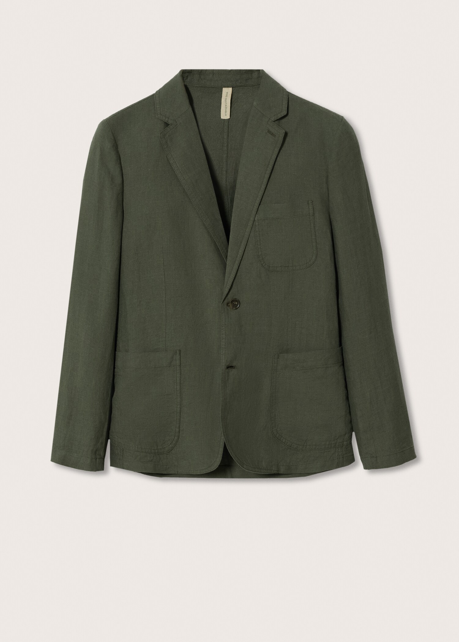 Veste slim-fit lin - Article sans modèle
