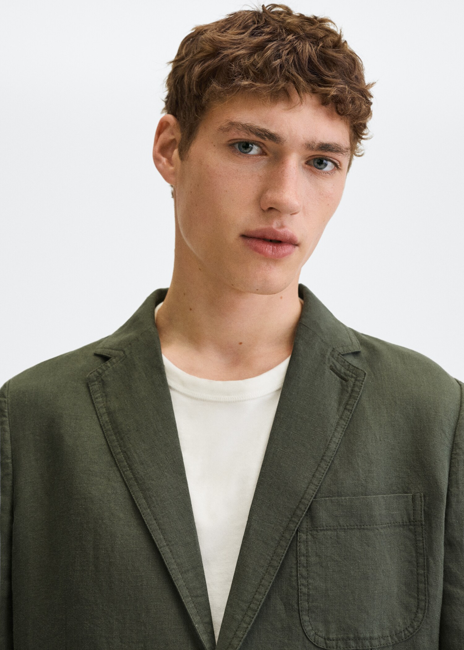 Veste slim-fit lin - Détail de l'article 1