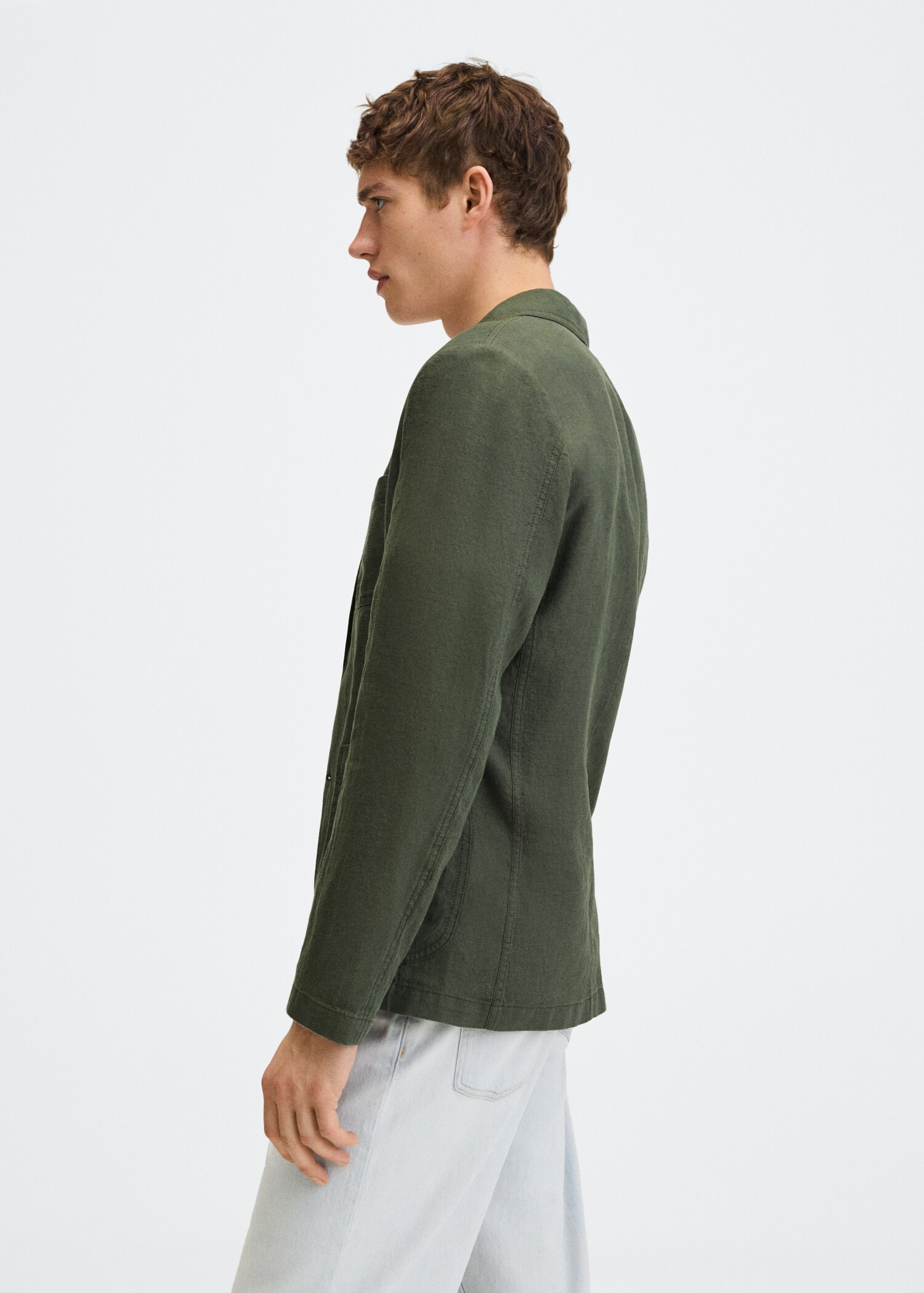 Veste slim-fit lin - Détail de l'article 2