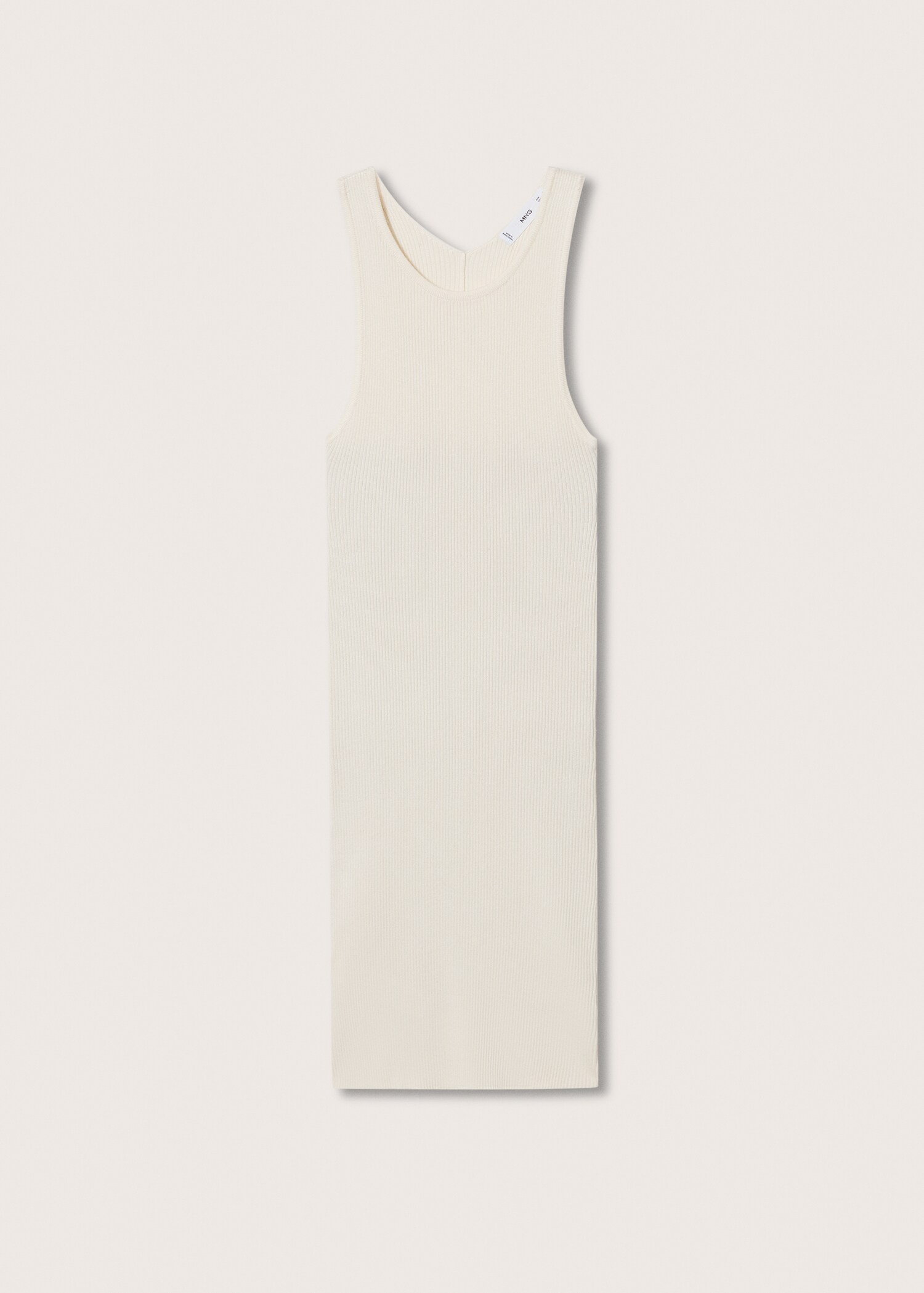 Side slit knit dress - Article without model