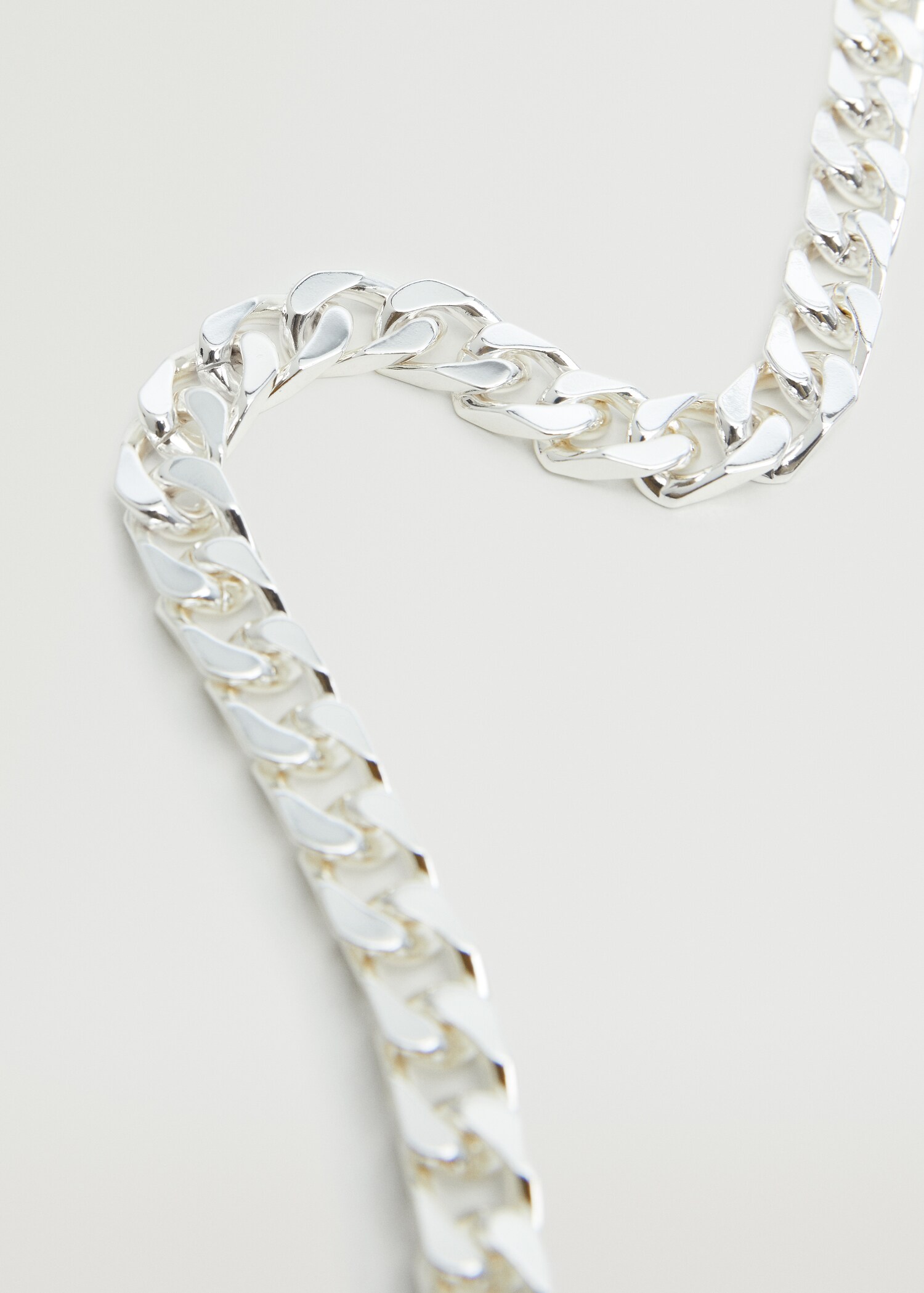 Link chain necklace - Medium plane