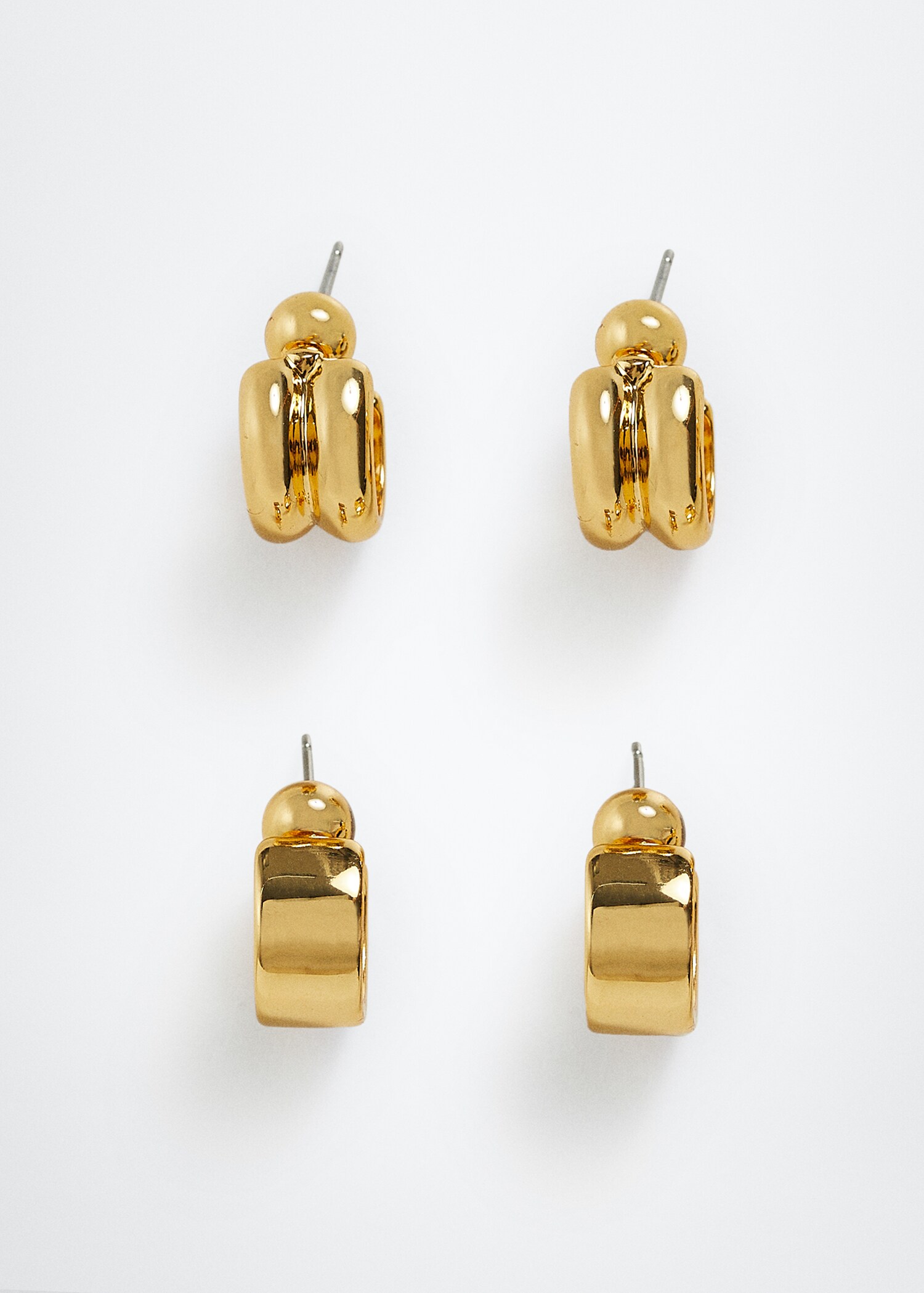 Set pendientes aros - Artículo sin modelo