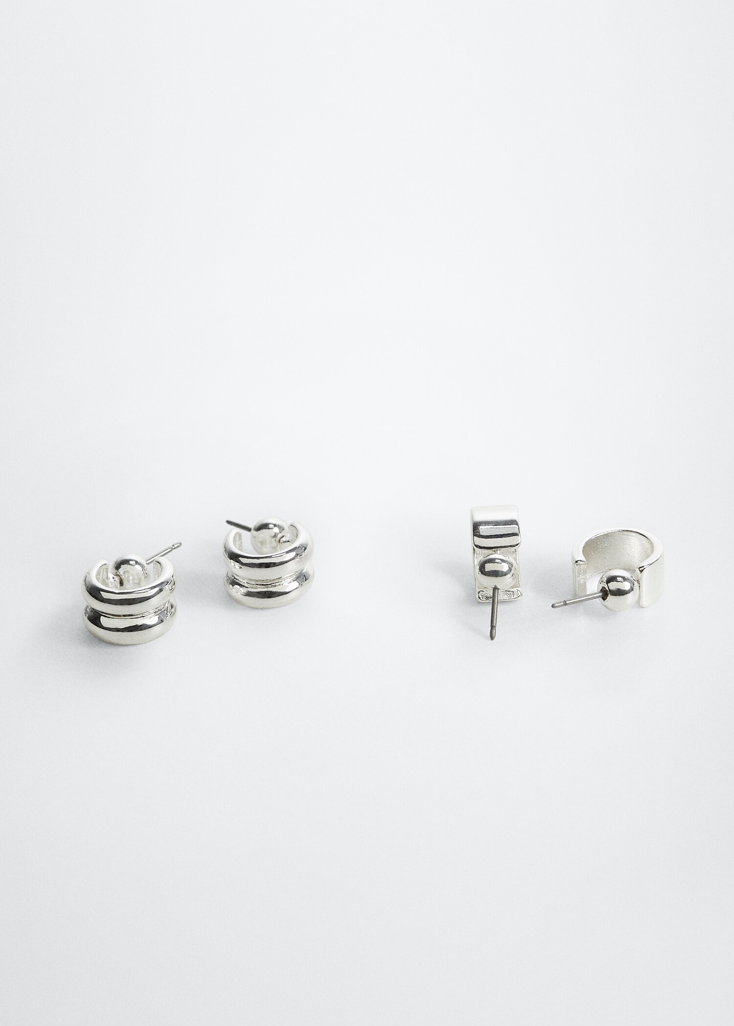 Set pendientes aros - Plano medio