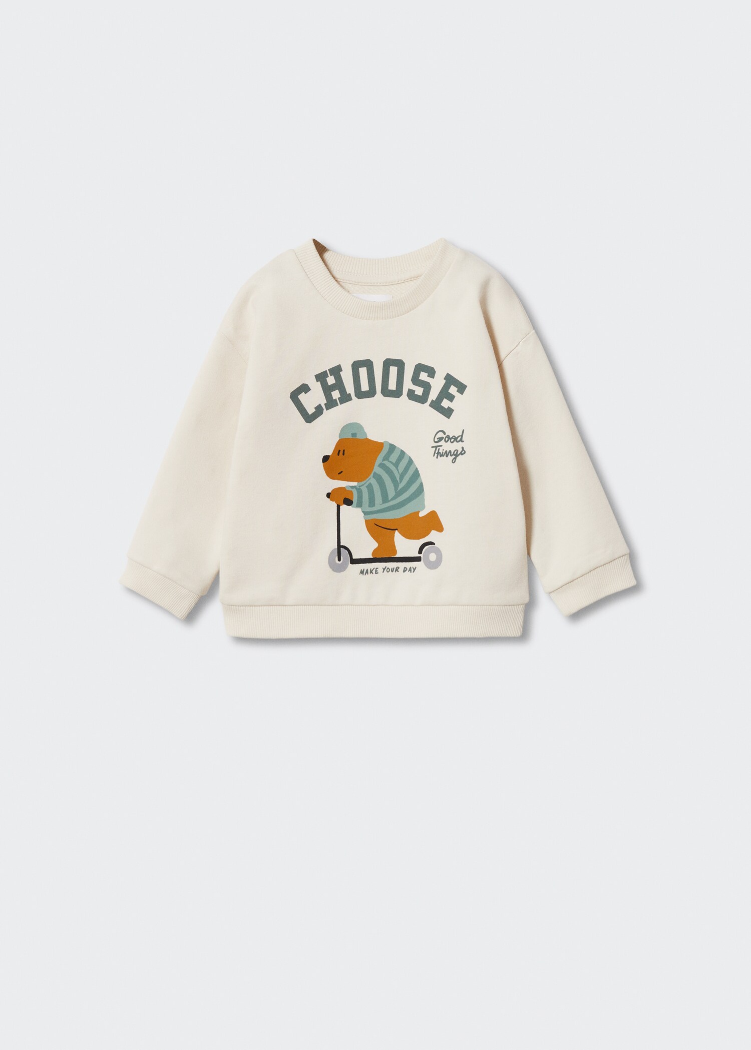 Printed cotton sweatshirt - Article without model