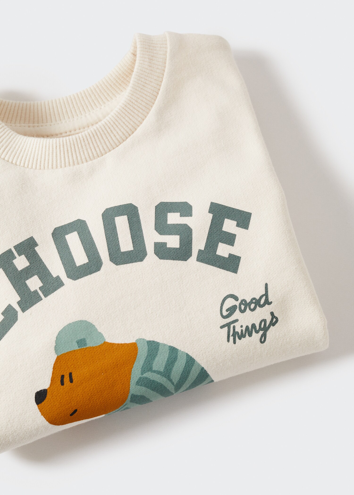 Printed cotton sweatshirt - Details of the article 9