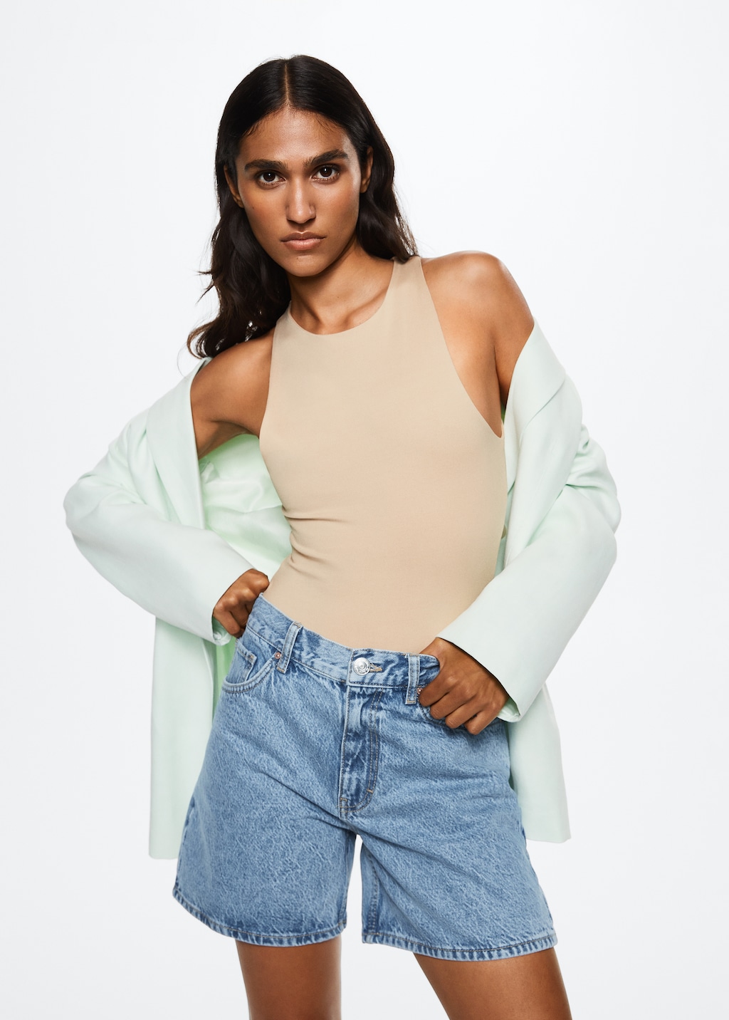 Mango short mujer hotsell