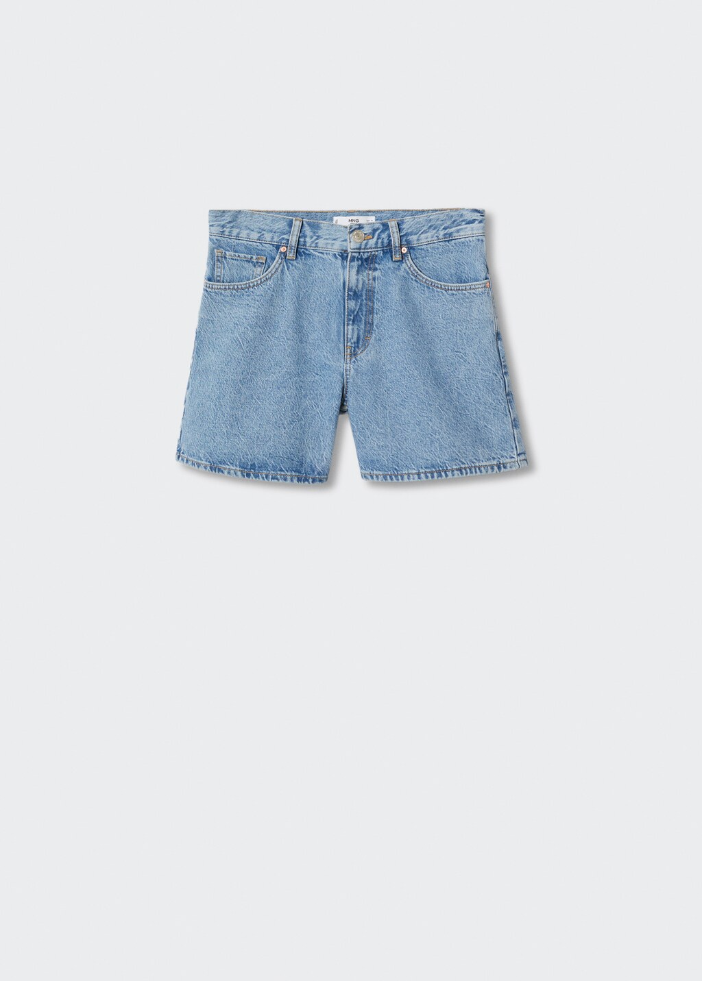 正規品【BOHEMSEO】FRONT POCKET DENIM SHORTS[送料・関税込] Straight-fit denim shorts - Teen | MANGO United Kingdom