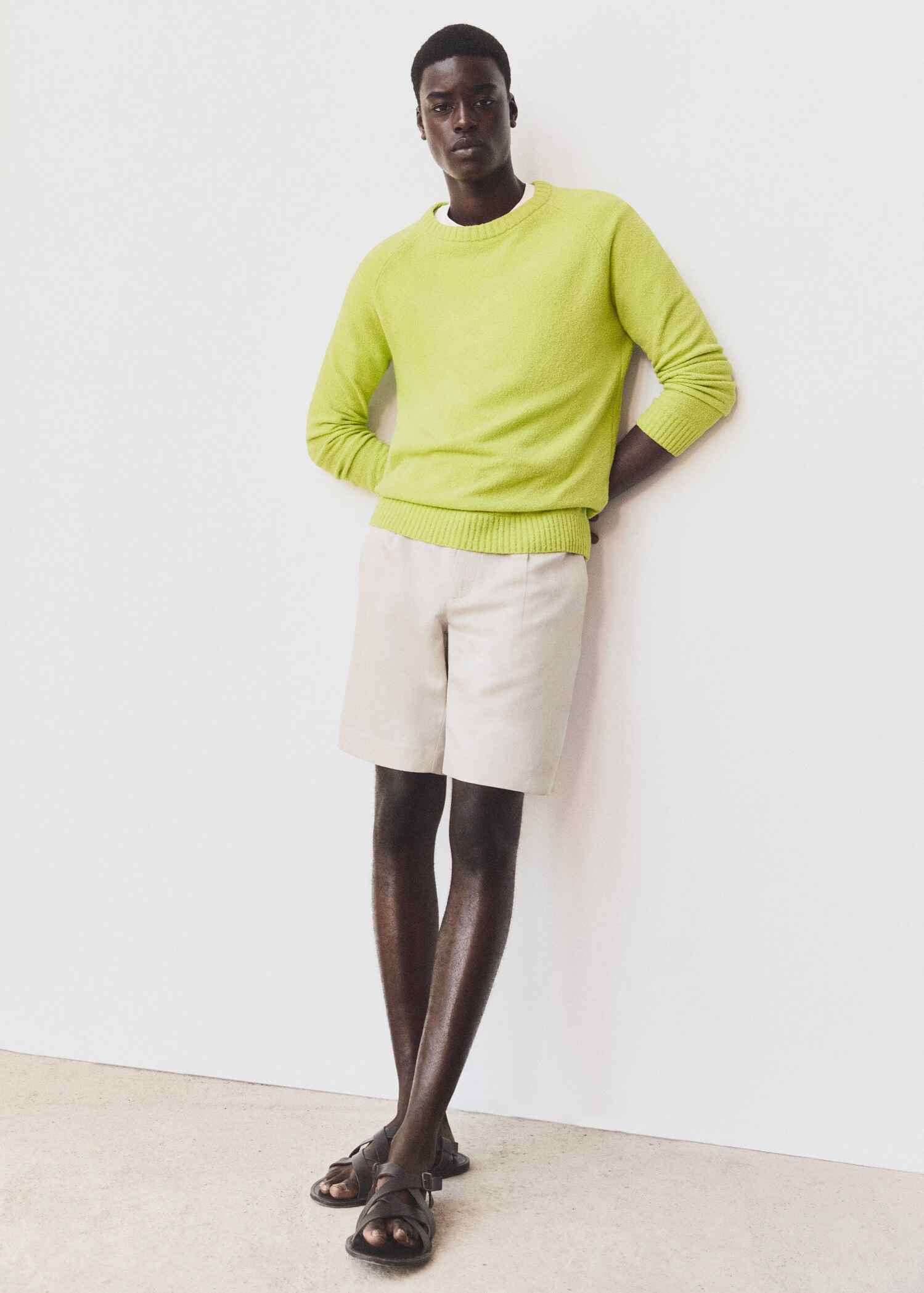 Linen lyocell Bermuda shorts - Details of the article 6