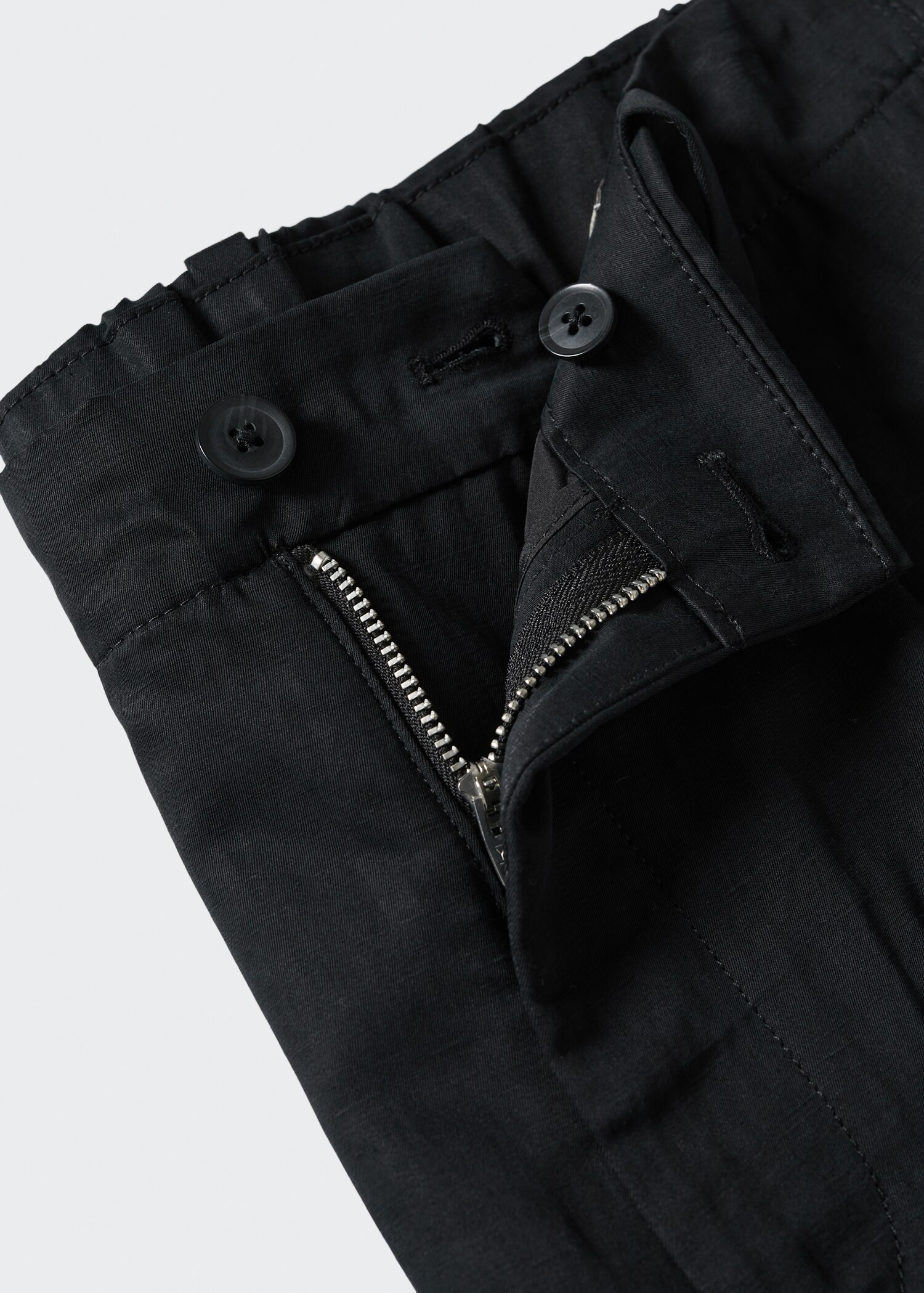 Linen lyocell Bermuda shorts - Details of the article 8